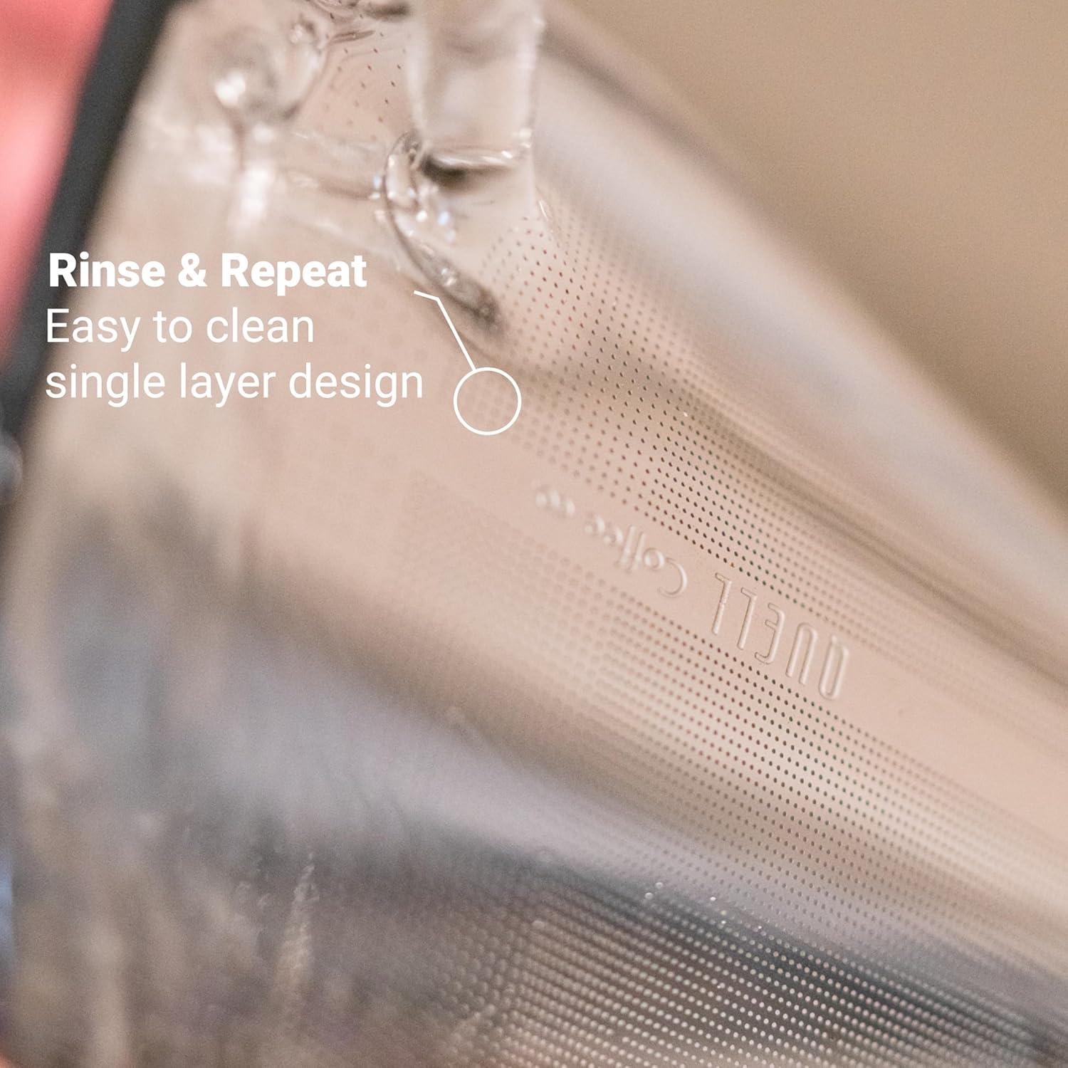 Filtro de café reutilizable Quell para Hario V60-02, acero inoxidable