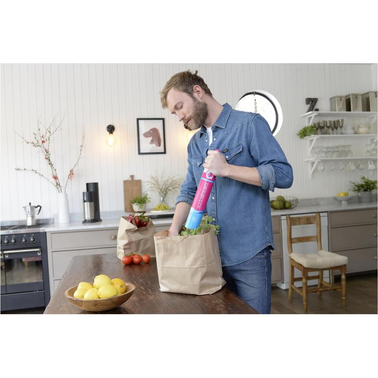 Cilindro de recarga CO2 60L Sodastream Rosa