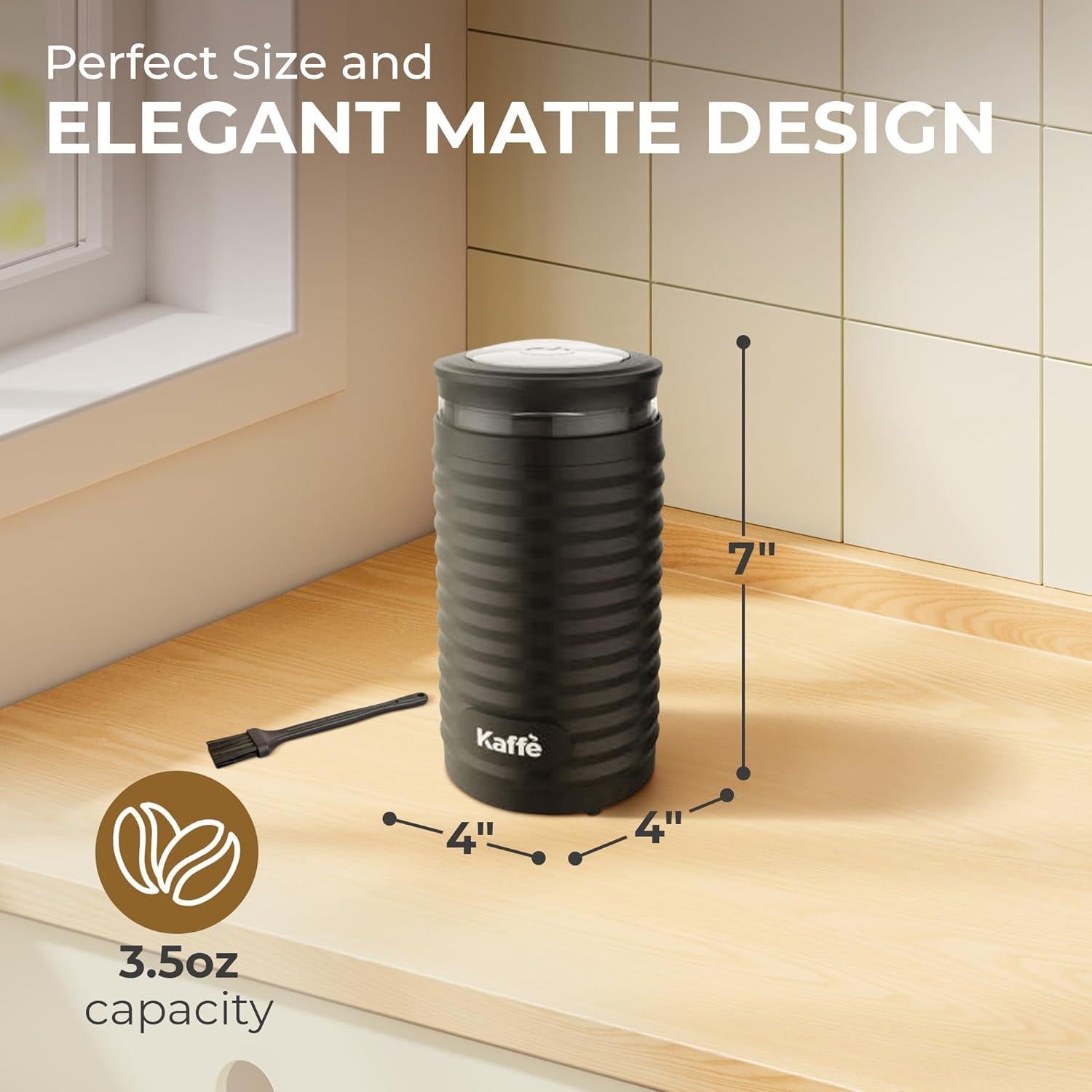 Molinillo de Café Eléctrico Kaffe KF2150 - 100g - Negro