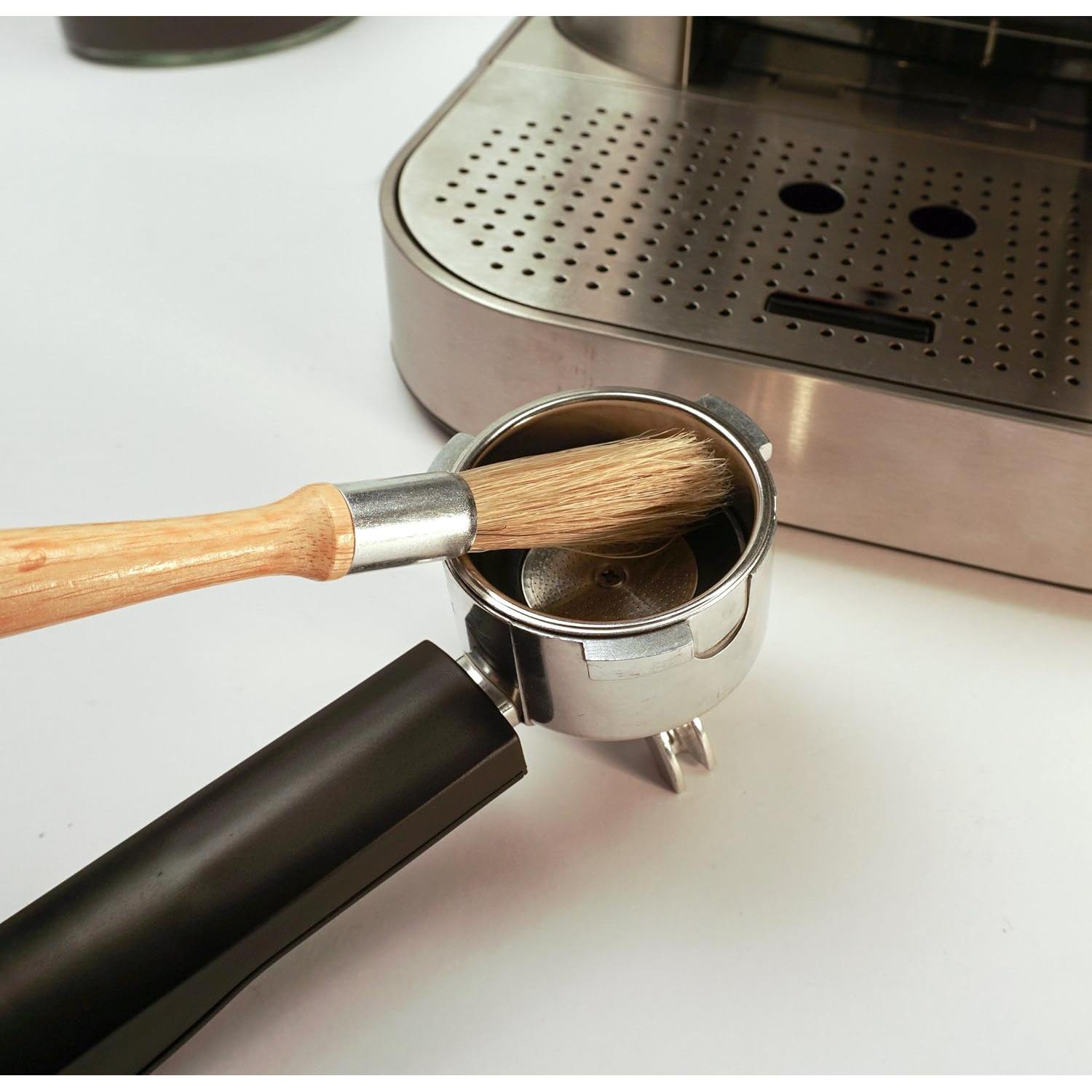 Cepillo de limpieza para café espresso RSVP International 18.7cm