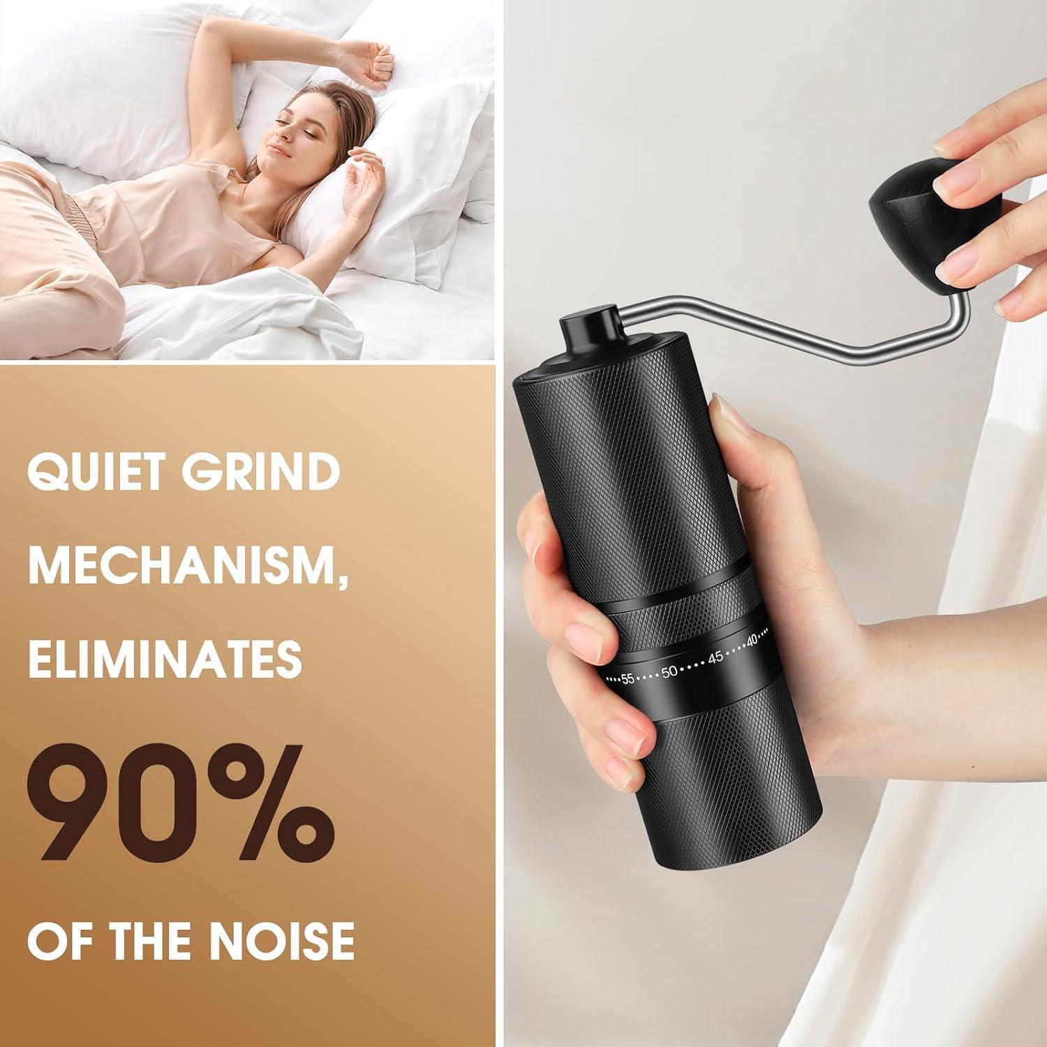 Molino de Café Manual KASHEVI - 60 Niveles de Molienda