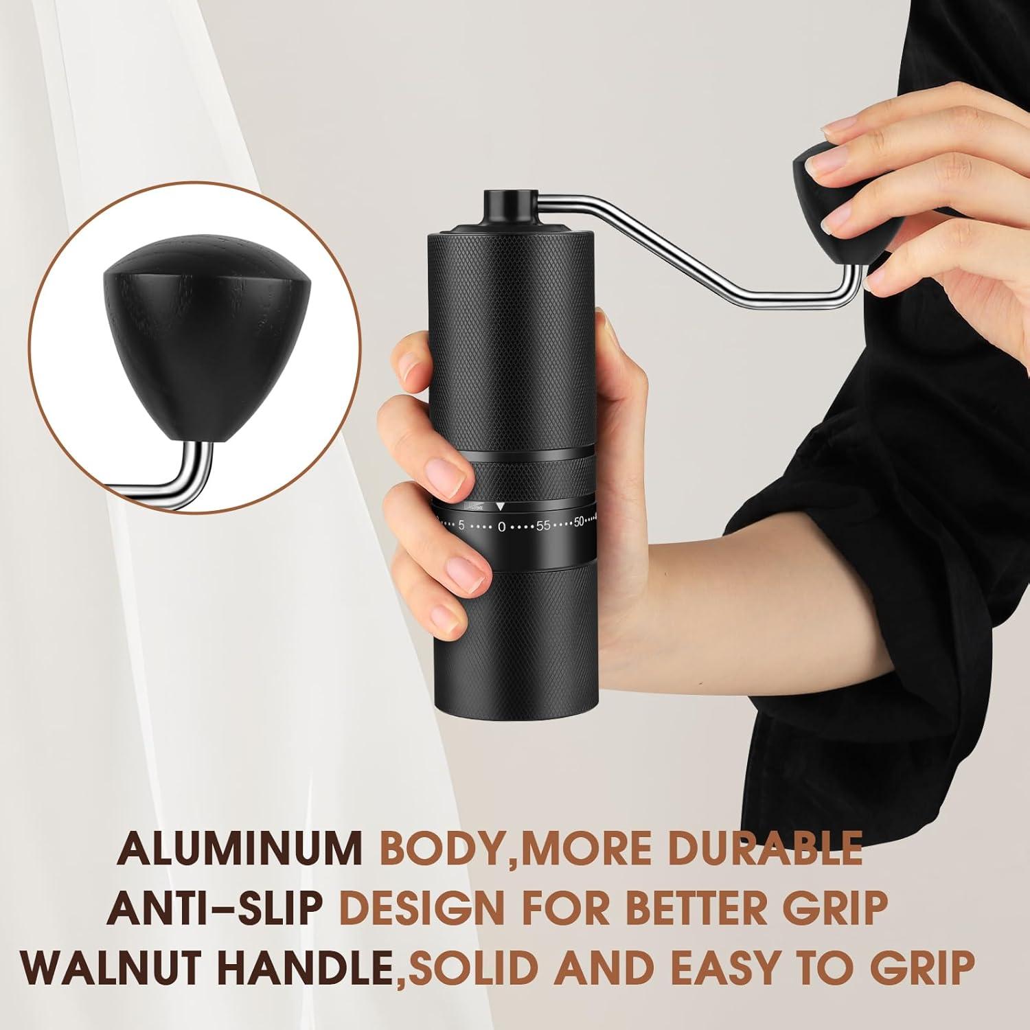 Molino de Café Manual KASHEVI - 60 Niveles de Molienda