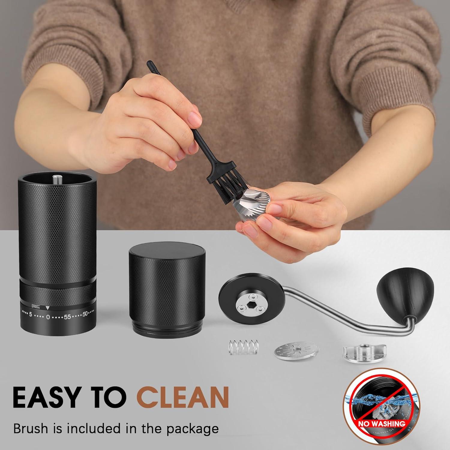 Molino de Café Manual KASHEVI - 60 Niveles de Molienda