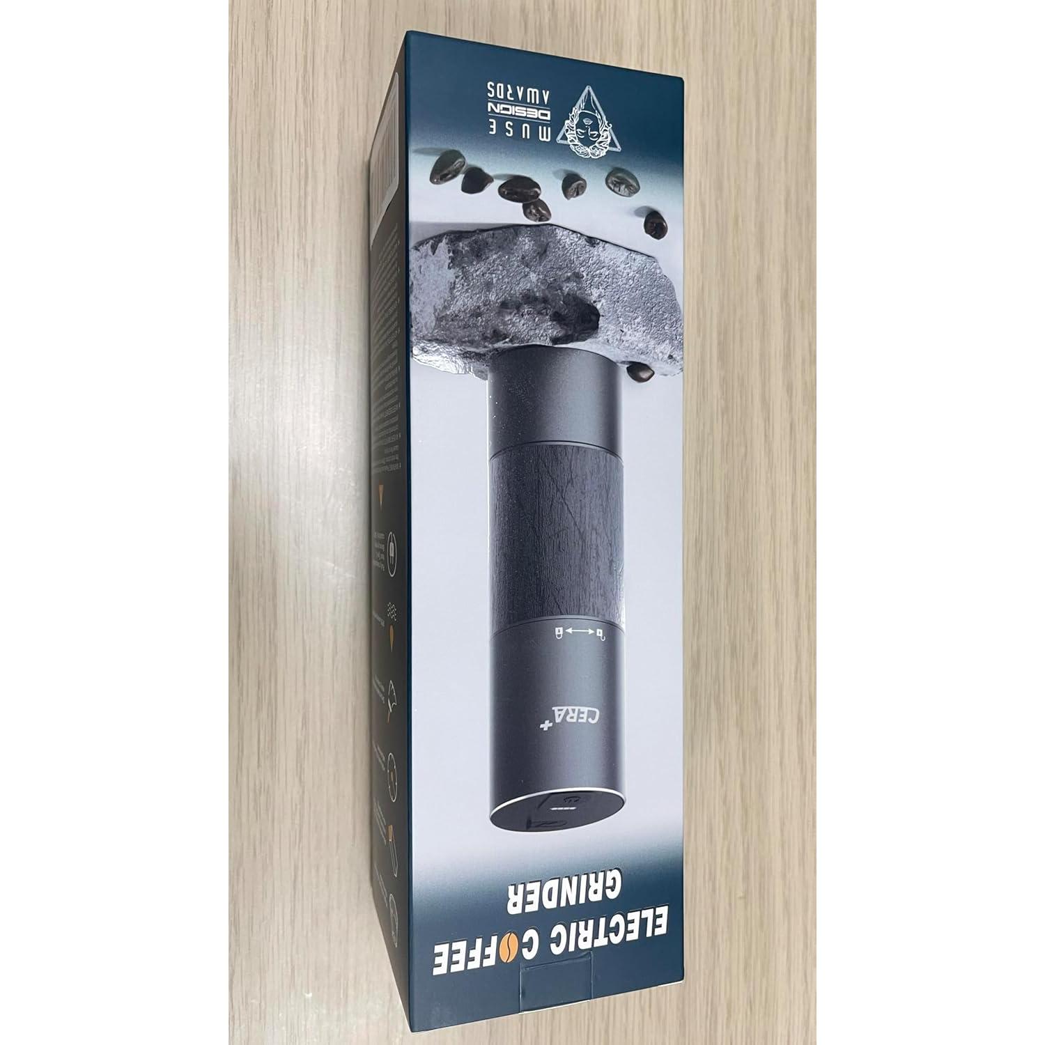 Molinillo de Café Eléctrico CERA+ Portátil para Espresso