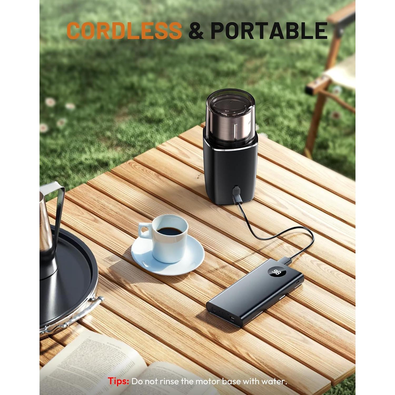 Molinillo de café CEVING inalámbrico 1500mAh con temporizador