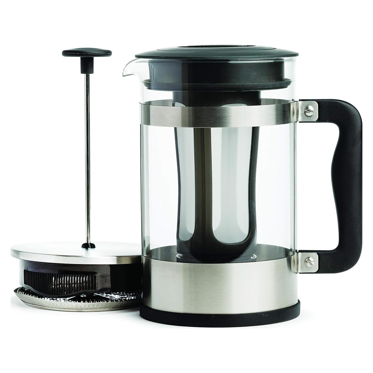 Cafetera 2 en 1 Primula PPBSS-5102 Vidrio Acero Inoxidable 1514ml