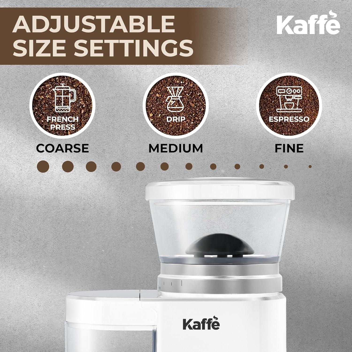 Molino de Café Eléctrico Kaffe KF8024 - 155.9g - Ajustable