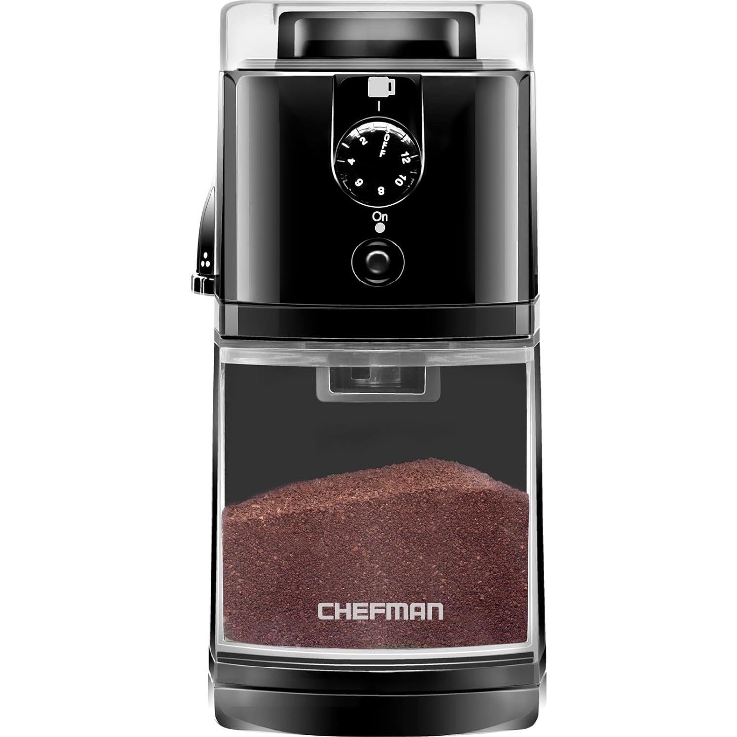 Molino de Café Eléctrico Chefman - 17 Opciones de Molienda