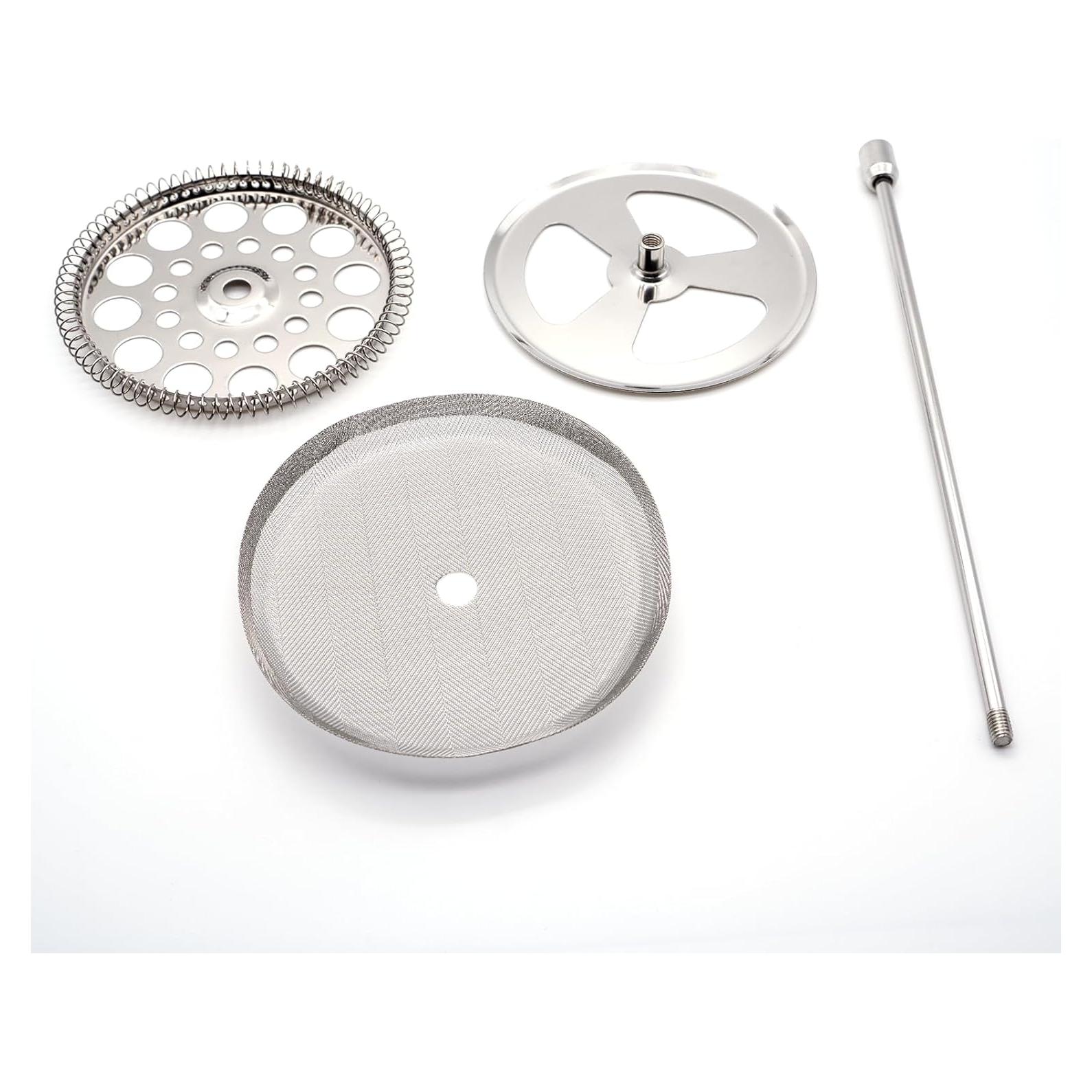 Kit de Reemplazo Prensa Francesa Genérico 5 Piezas Acero Inoxidable 800ml