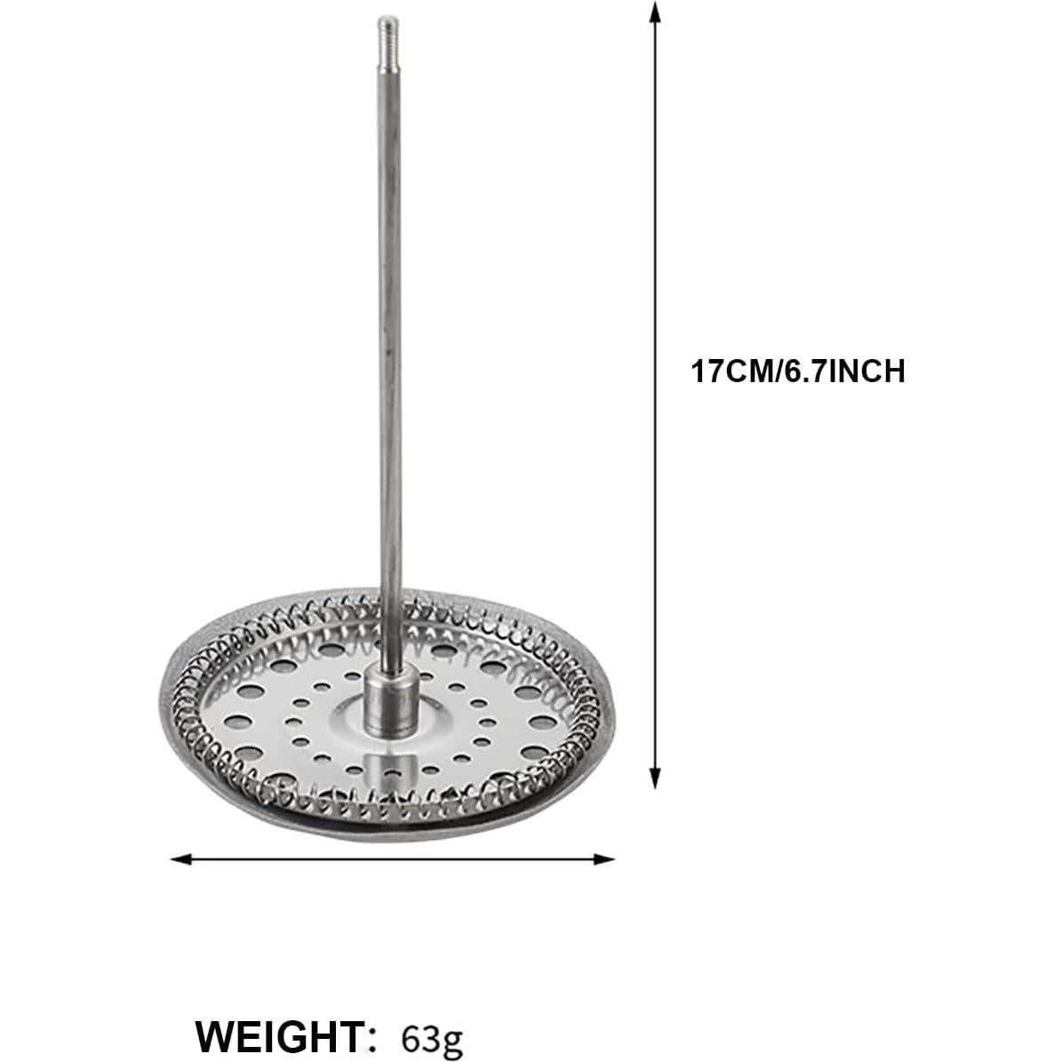 Kit de Reemplazo Prensa Francesa Genérico 5 Piezas Acero Inoxidable 800ml