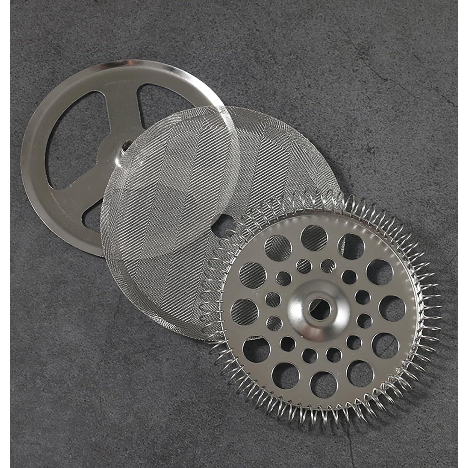 Kit de Reemplazo Prensa Francesa Genérico 5 Piezas Acero Inoxidable 800ml