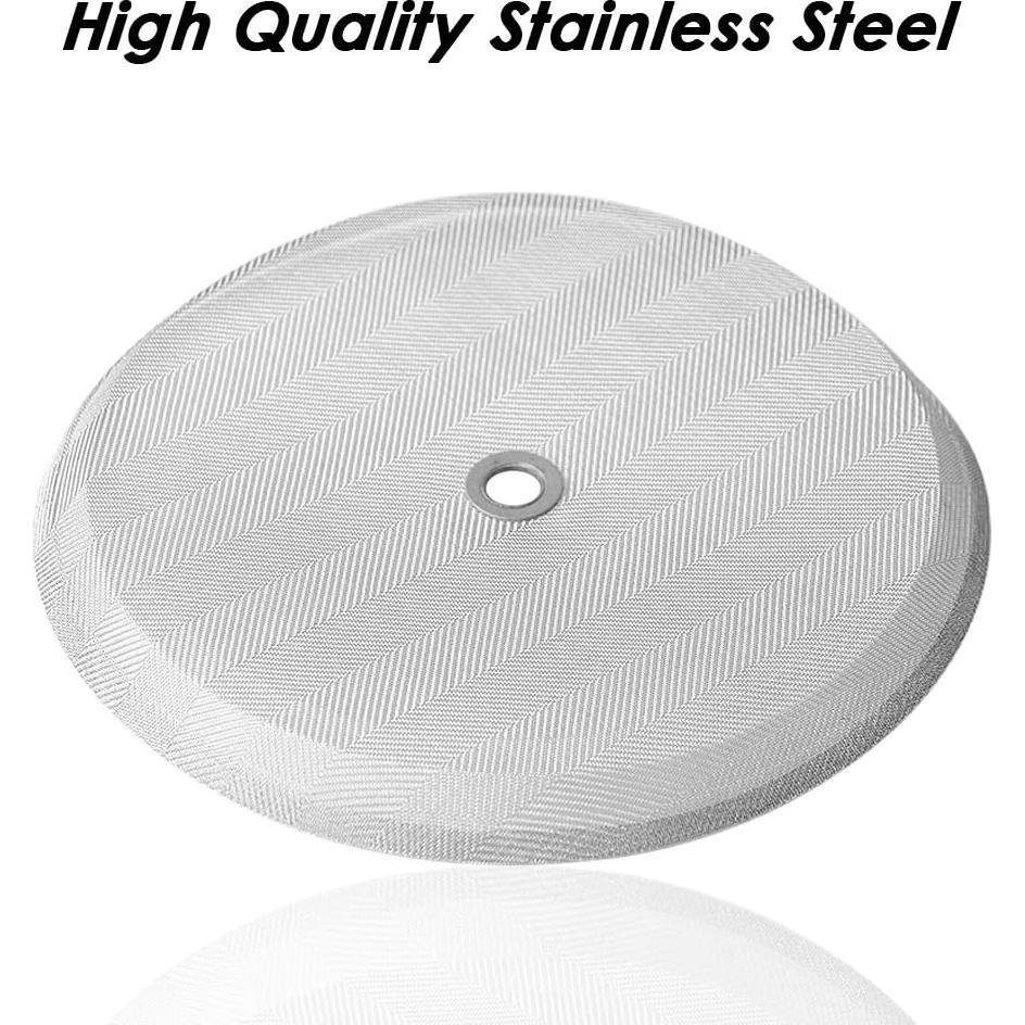 Paquete de 4 Filtros de Acero Inoxidable findTop para Prensa Francesa