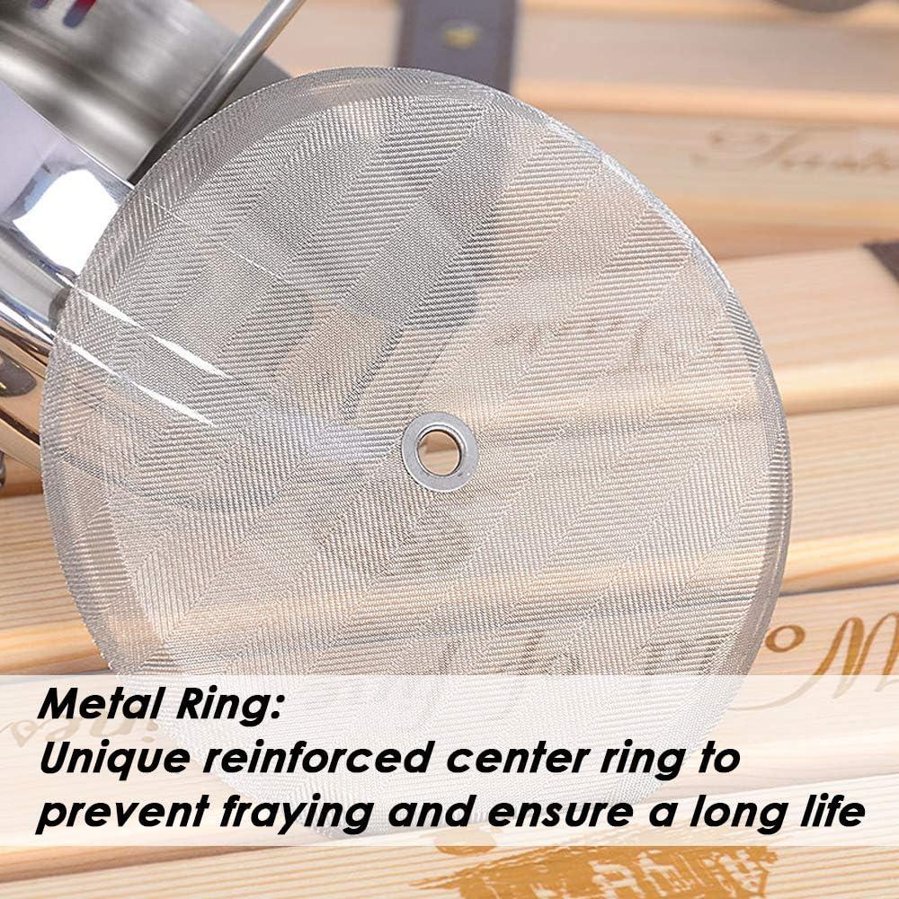 Paquete de 4 Filtros de Acero Inoxidable findTop para Prensa Francesa