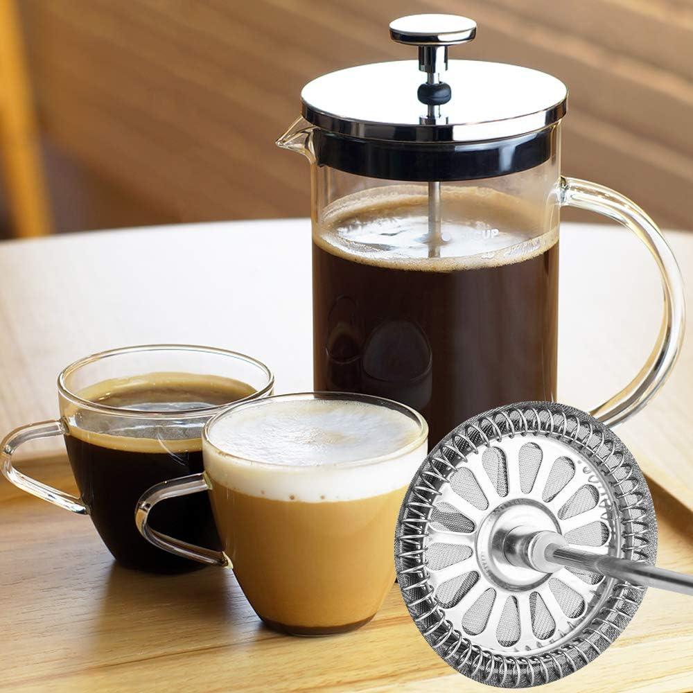 Paquete de 4 Filtros de Acero Inoxidable findTop para Prensa Francesa