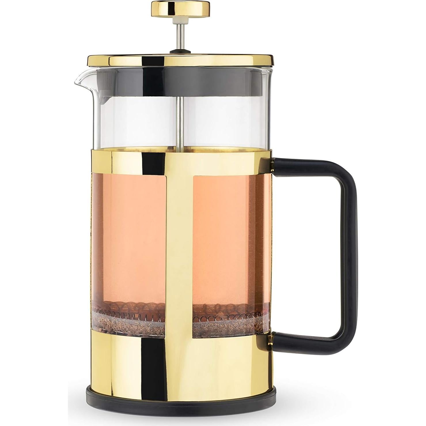 Cafetera Francesa Pinky Up Piper 1006 ml Acero Inoxidable Dorado
