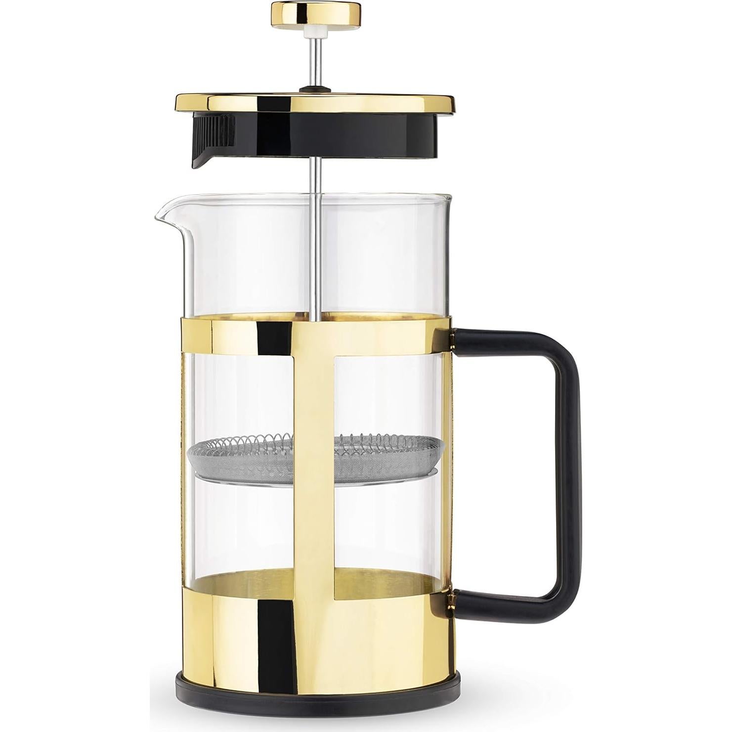 Cafetera Francesa Pinky Up Piper 1006 ml Acero Inoxidable Dorado