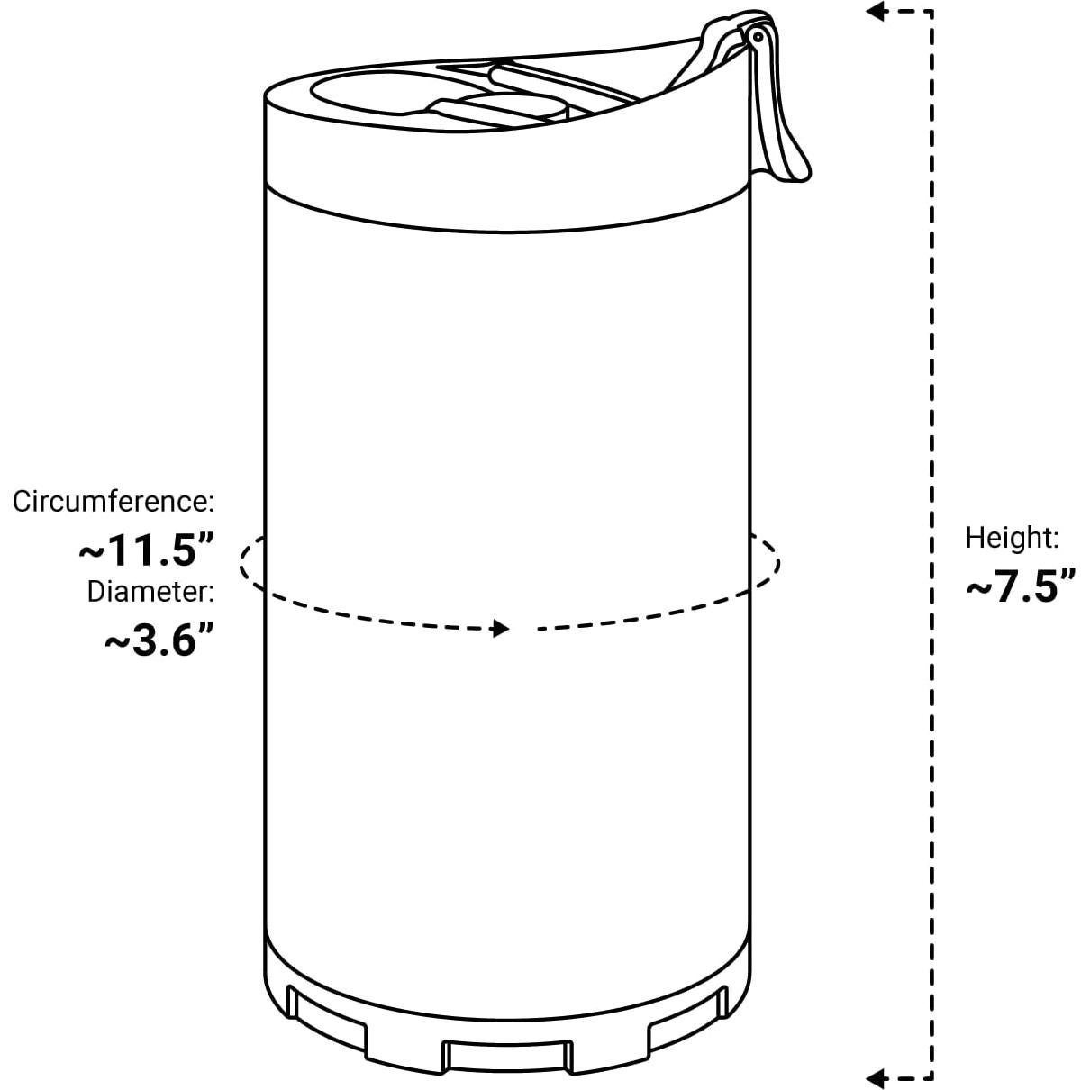 Prensa de Café de Viaje BruTrek Steel Toe 3.0 591 ml - Aislada
