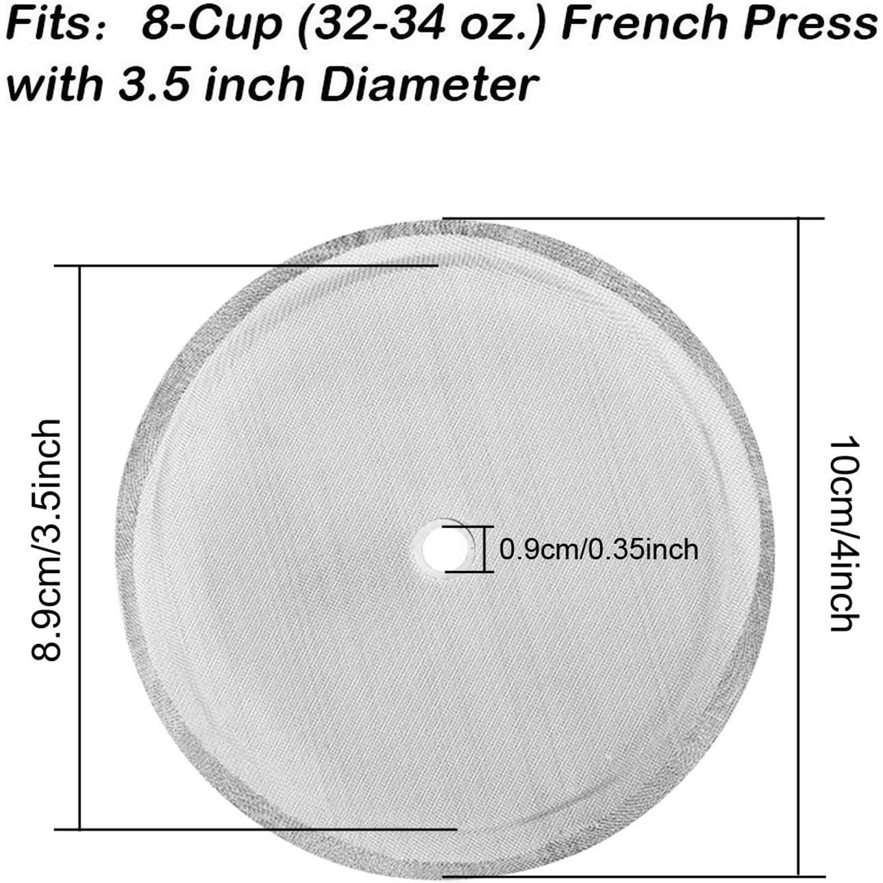 Filtros de Repuesto para Prensa Francesa TKMOS - 2 Unidades