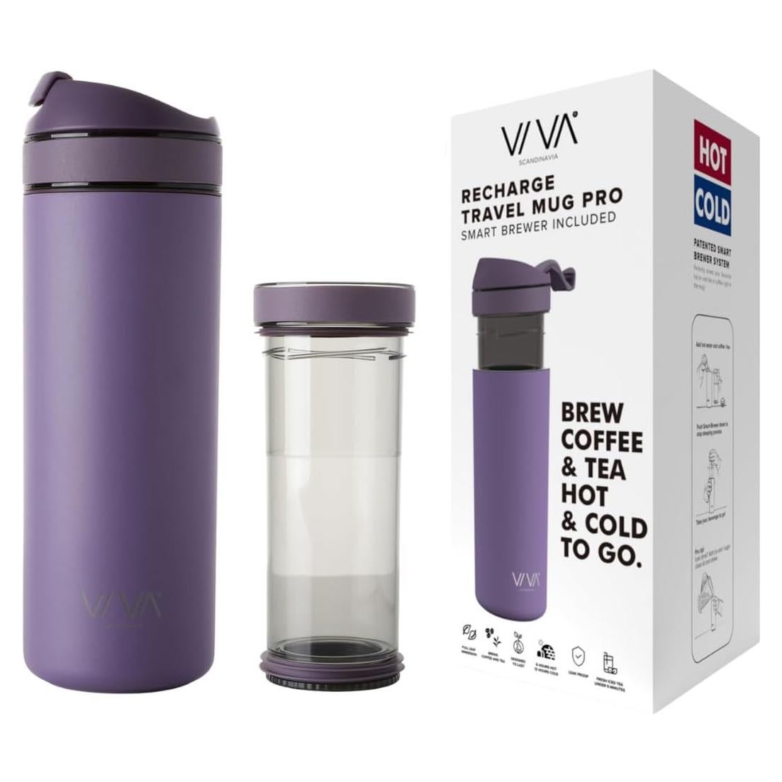 Taza de Té y Café Aislada VIVA Recarga 0.47 L Prensa Francesa