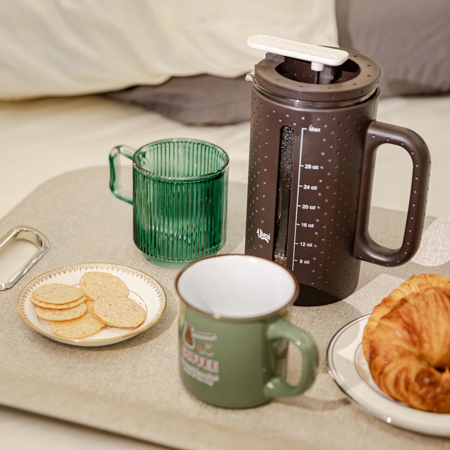 Prensa Francesa Ubeca 1000ml Vidrio Borosilicato Café Té