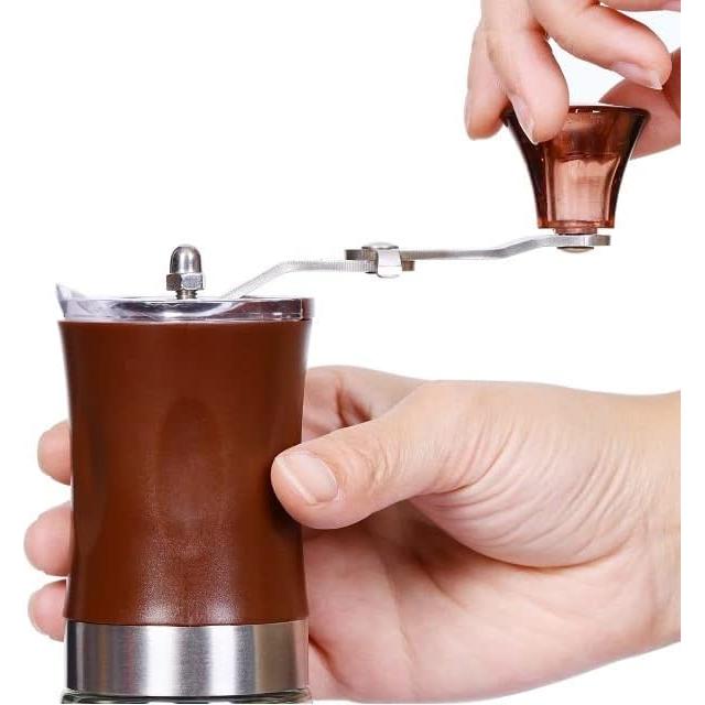 Manual Coffee Grinder Styles Stainless Steel Conical Burr Ceramic Burr Bean Portable Espresso Grinder for Drip Coffee Cold Brew Espresso French Press Turkish Brew Gift Box …