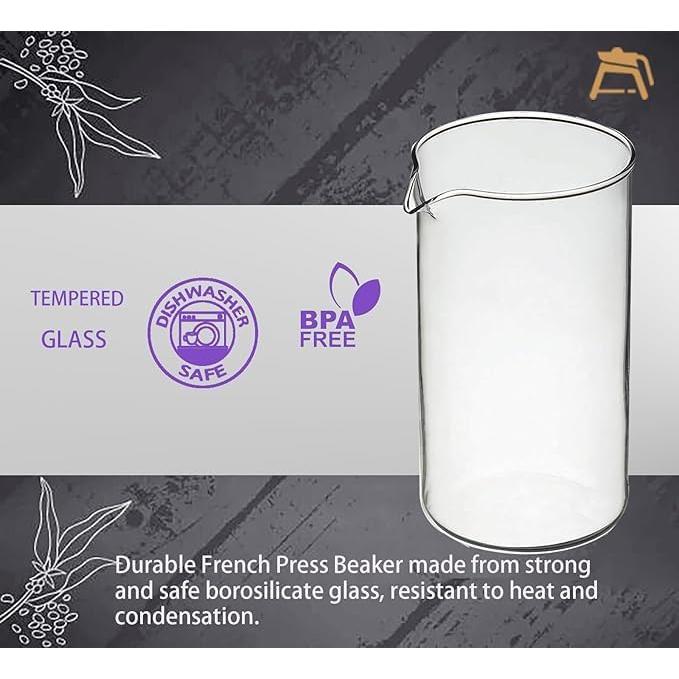 Jarra de Vidrio Reemplazo Bodum Prensa Francesa 1L