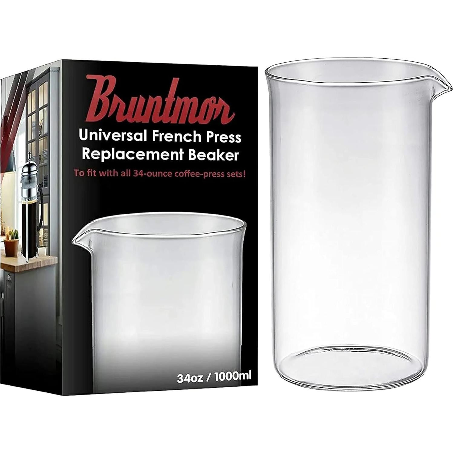 Carafe de Repuesto Bruntmor para Prensa Francesa 1000ml Vidrio