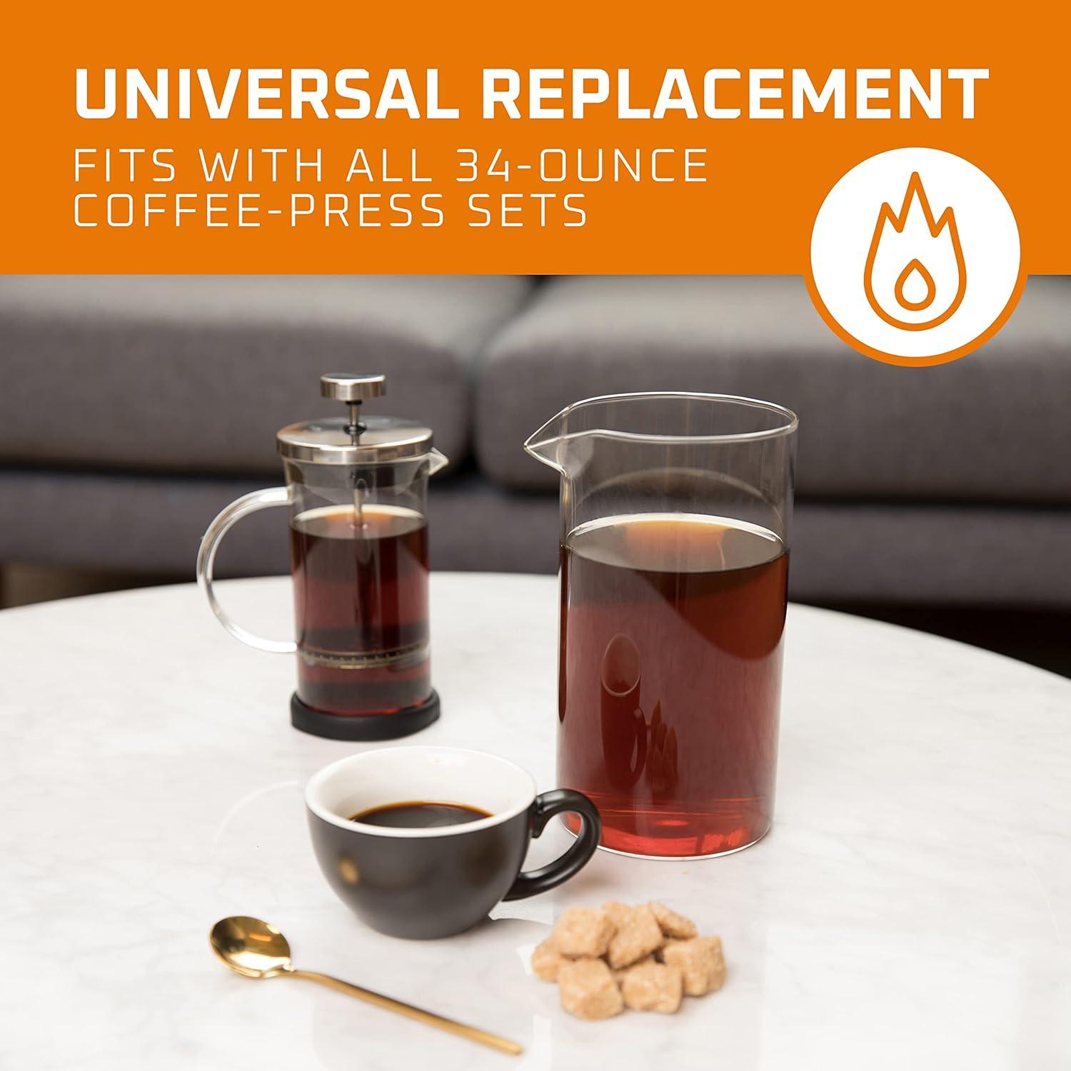 Carafe de Repuesto Bruntmor para Prensa Francesa 1000ml Vidrio