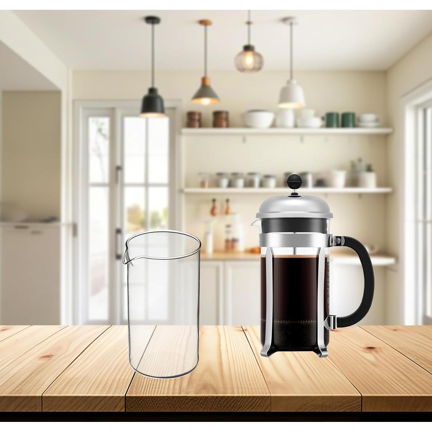 Jarra de Vidrio Borosilicato 1000ml ALLCUP para Prensa Francesa