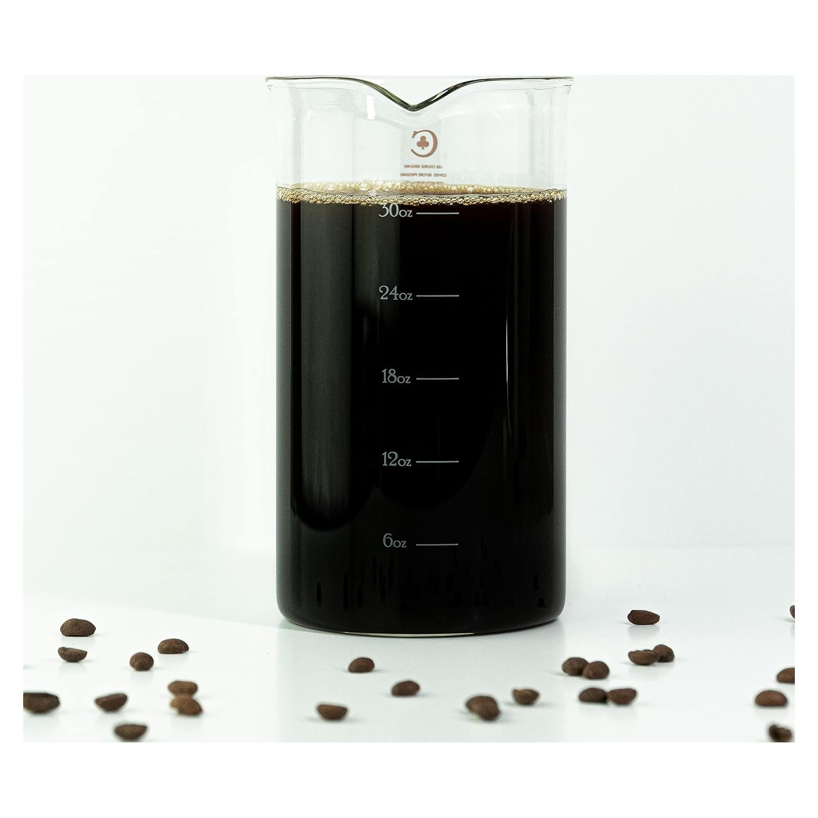 Cristal de Repuesto para Prensa Francesa Cafe Crush Club 1L