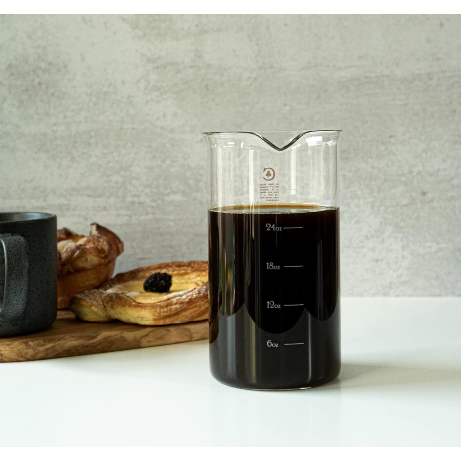 Cristal de Repuesto para Prensa Francesa Cafe Crush Club 1L