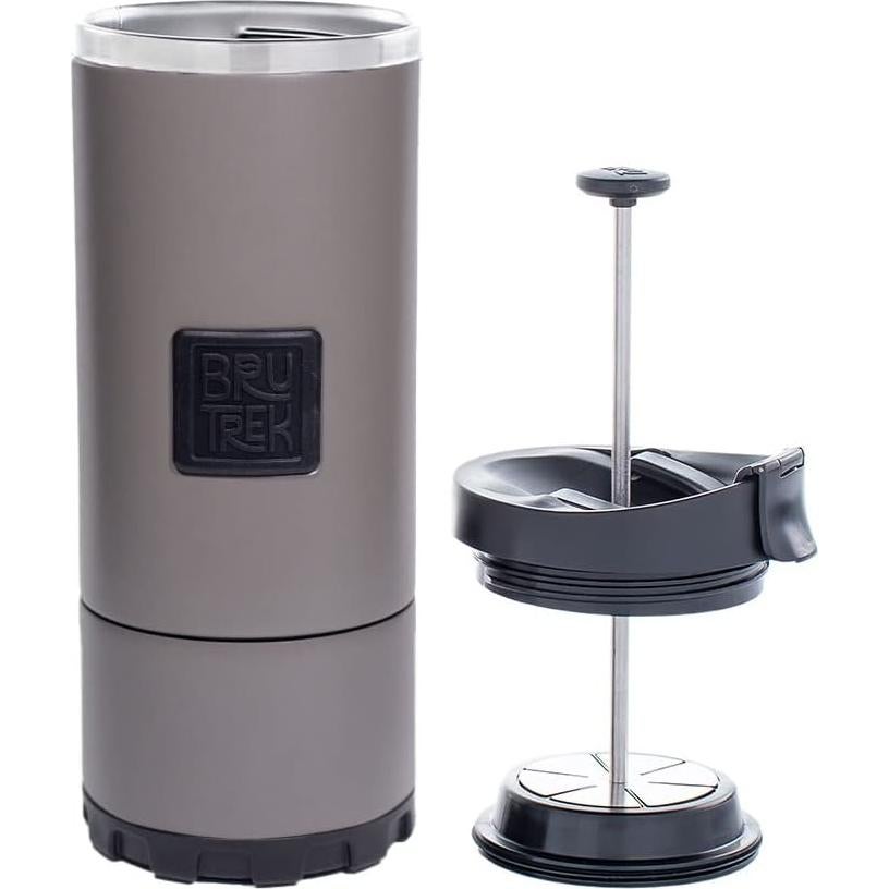 Prensa Francesa BruTrek OVRLNDR 710 ml Aislada Doble Pared