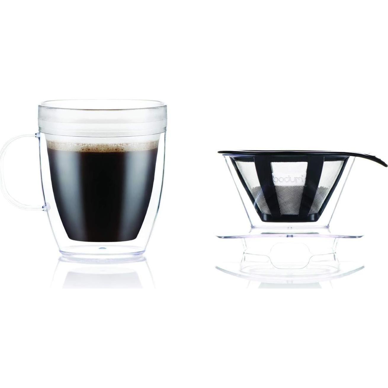 Cafetera de Goteo Bodum 1 Taza con Filtro Reutilizable