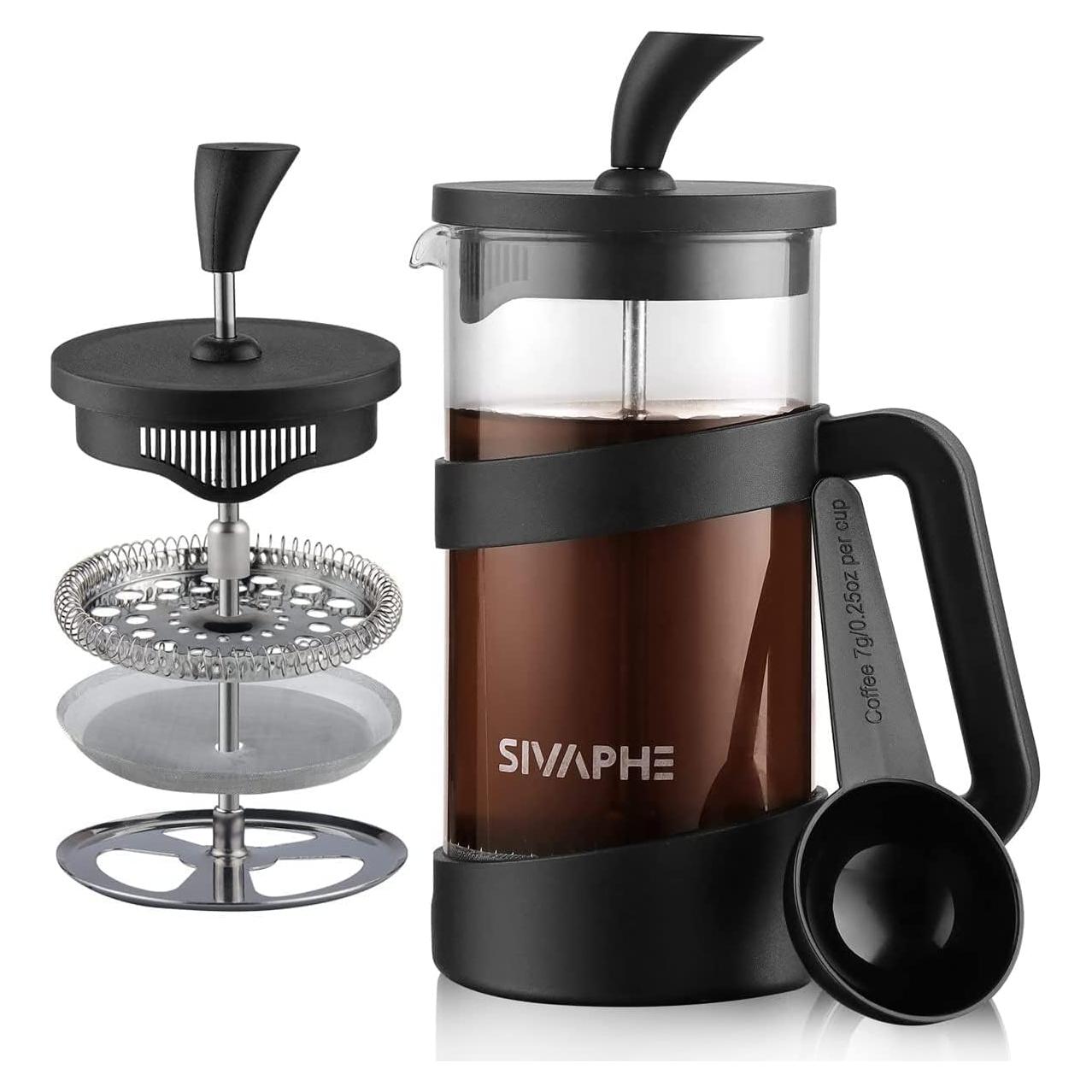 Cafetera Prensa Francesa Sivaphe 12oz Borosilicato Manual