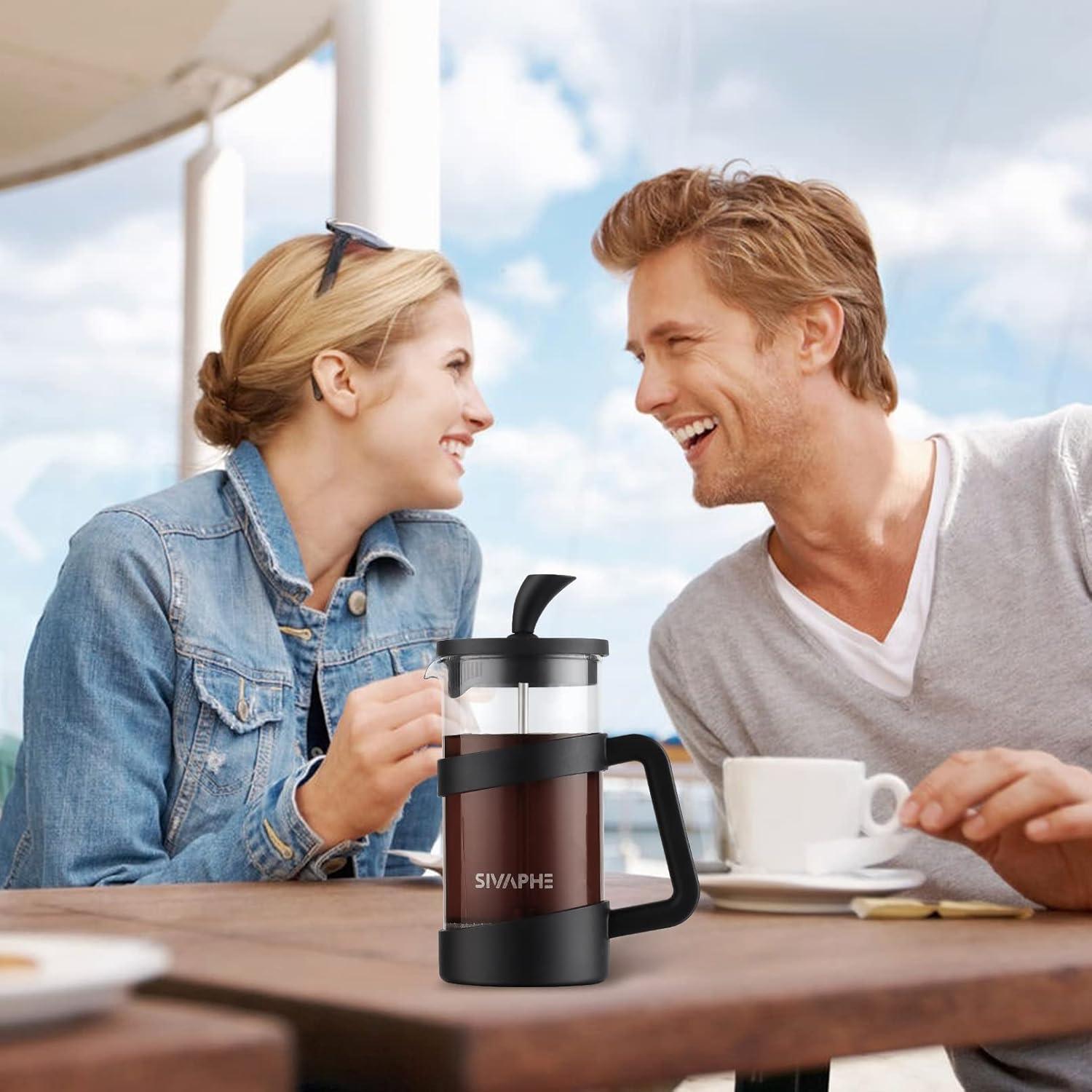 Cafetera Prensa Francesa Sivaphe 12oz Borosilicato Manual