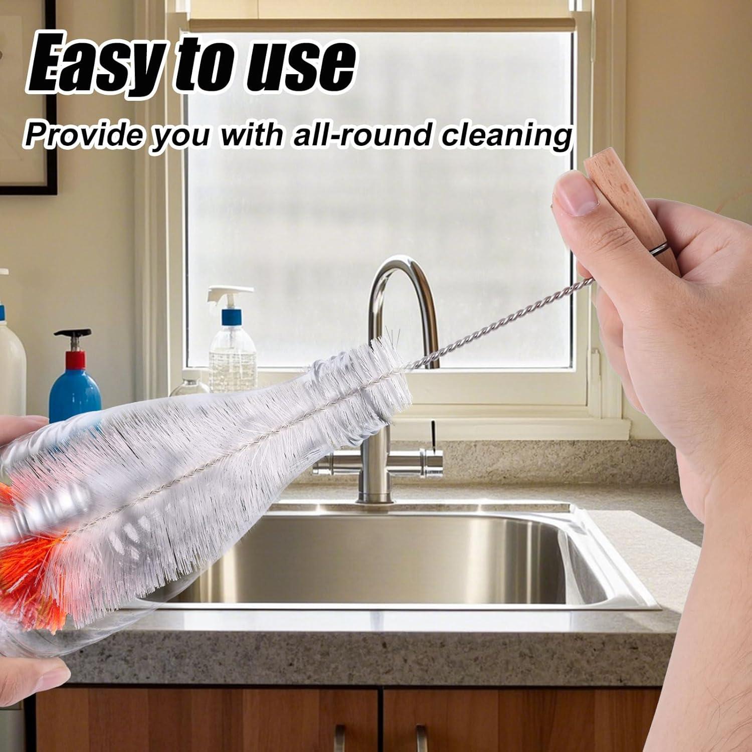 Cepillo para Botellas BOXOB 34 cm Cerdas Antirayaduras