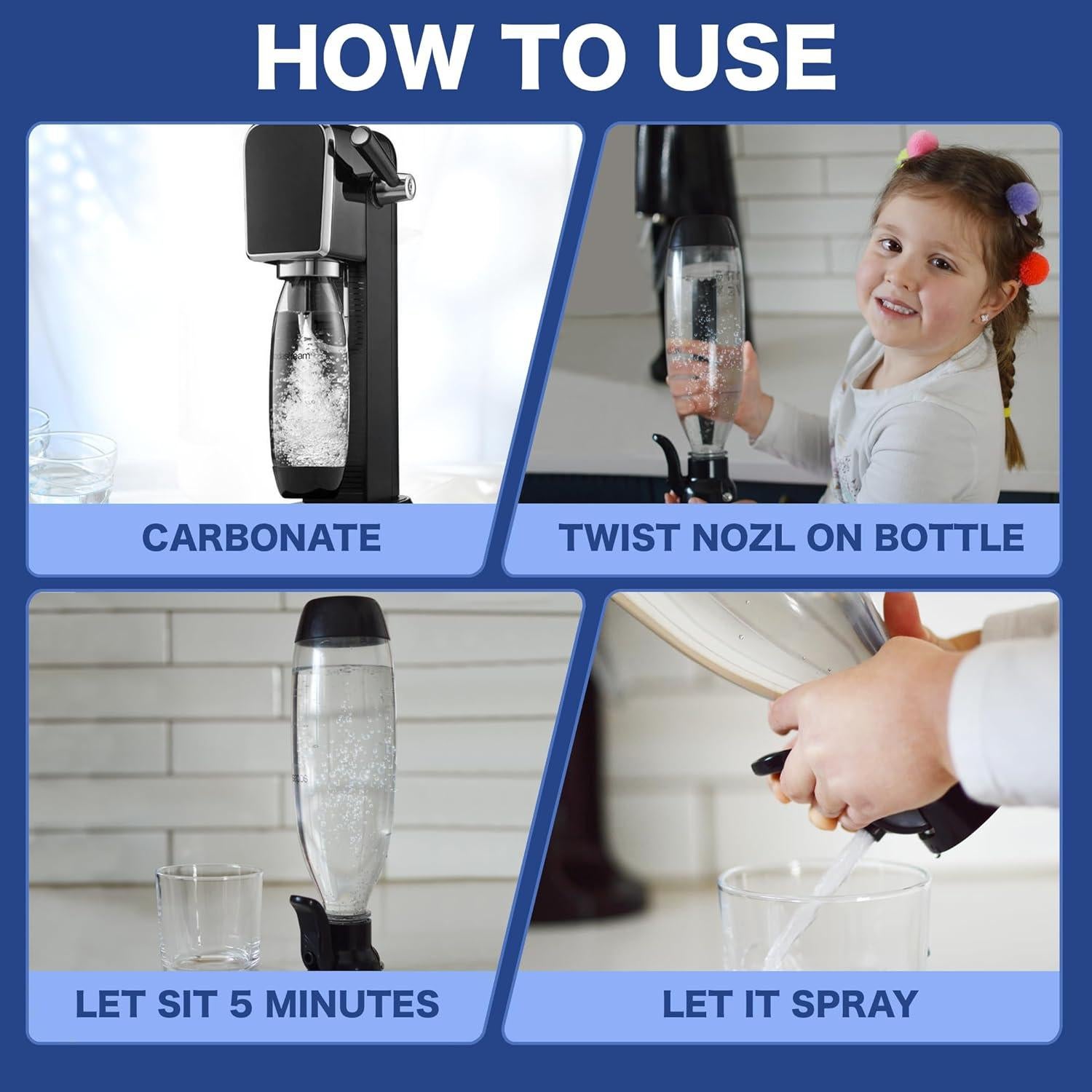 Spray Nozl 2.0 - Accesorio para máquinas de soda - Ahorra CO2