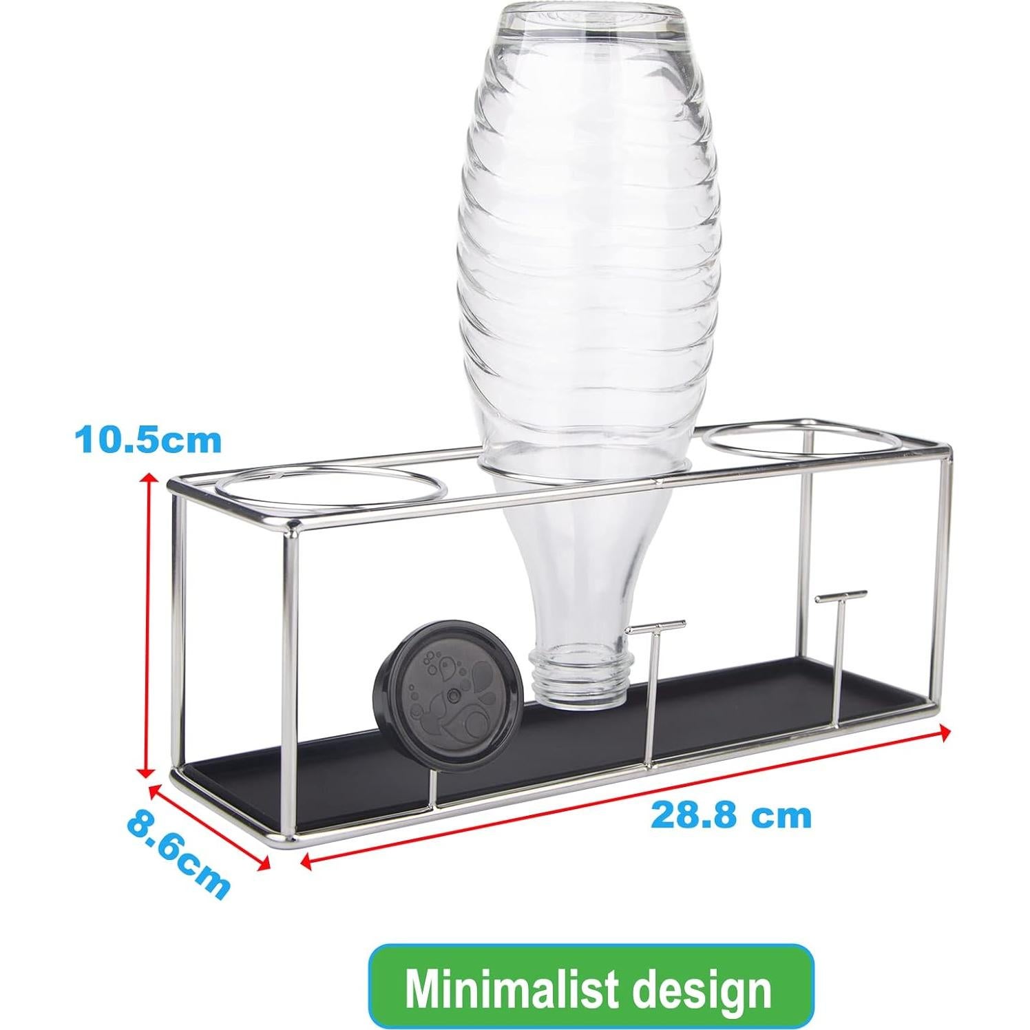 Soporte para Secar Botellas KXOYJAD con Bandeja Goteo