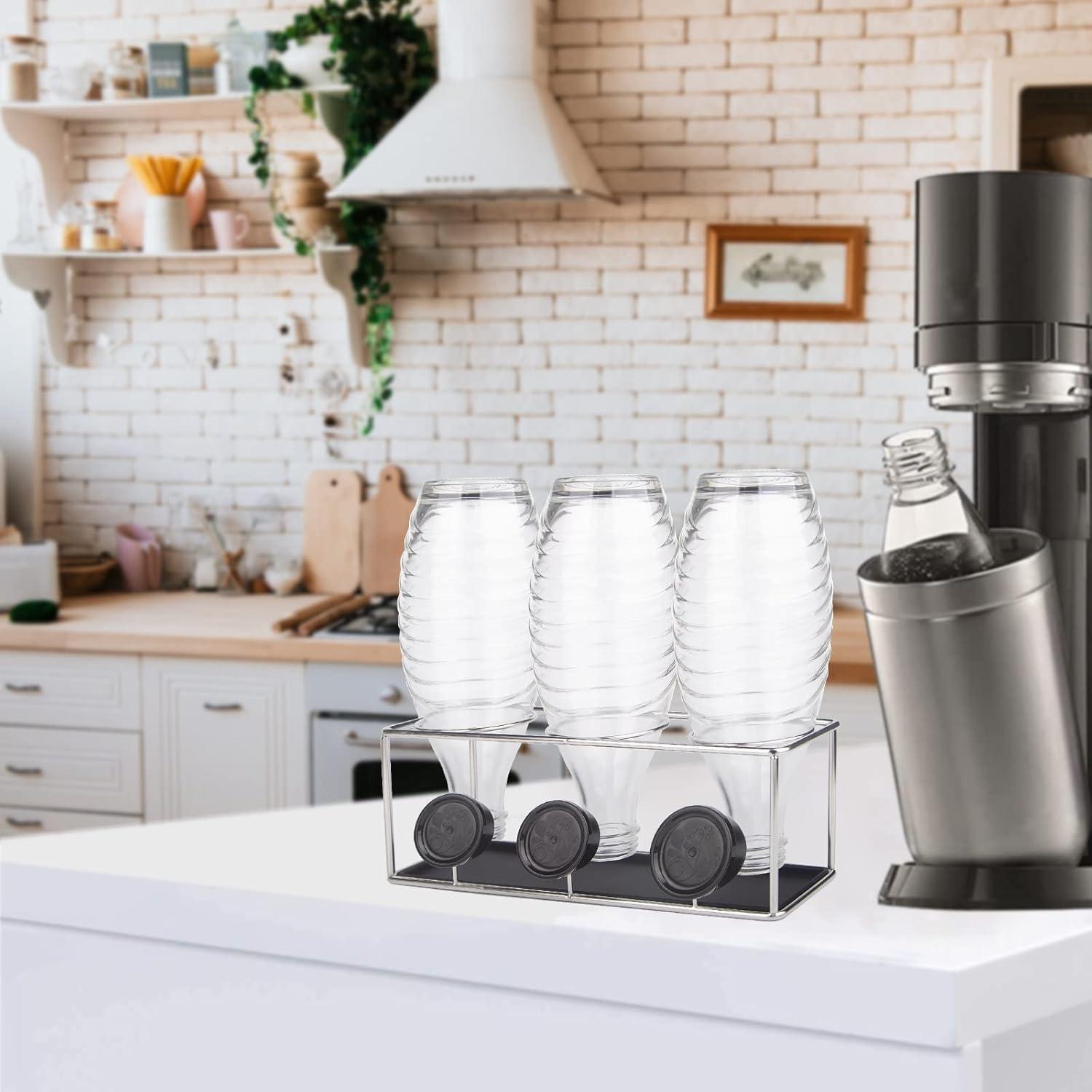 Soporte para Secar Botellas KXOYJAD con Bandeja Goteo