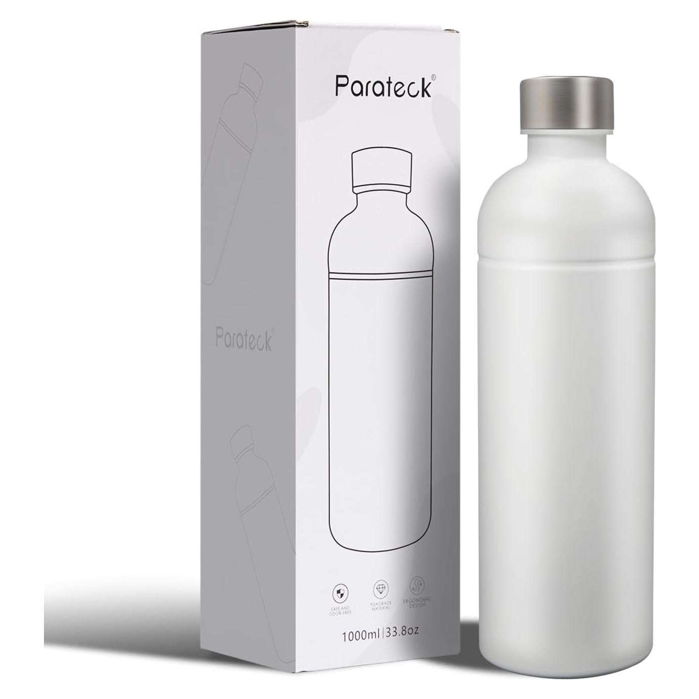 Botella de Acero Inoxidable 1L Parateck para Sodastream
