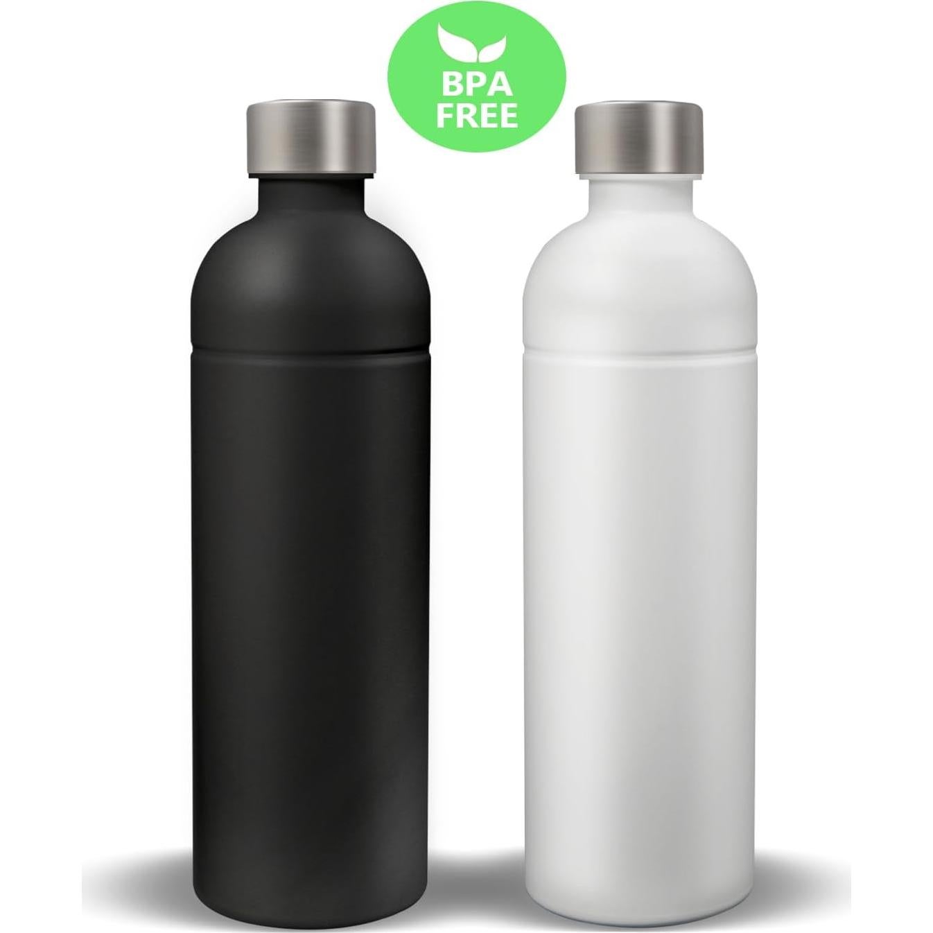 Botella de Acero Inoxidable 1L Parateck para Sodastream