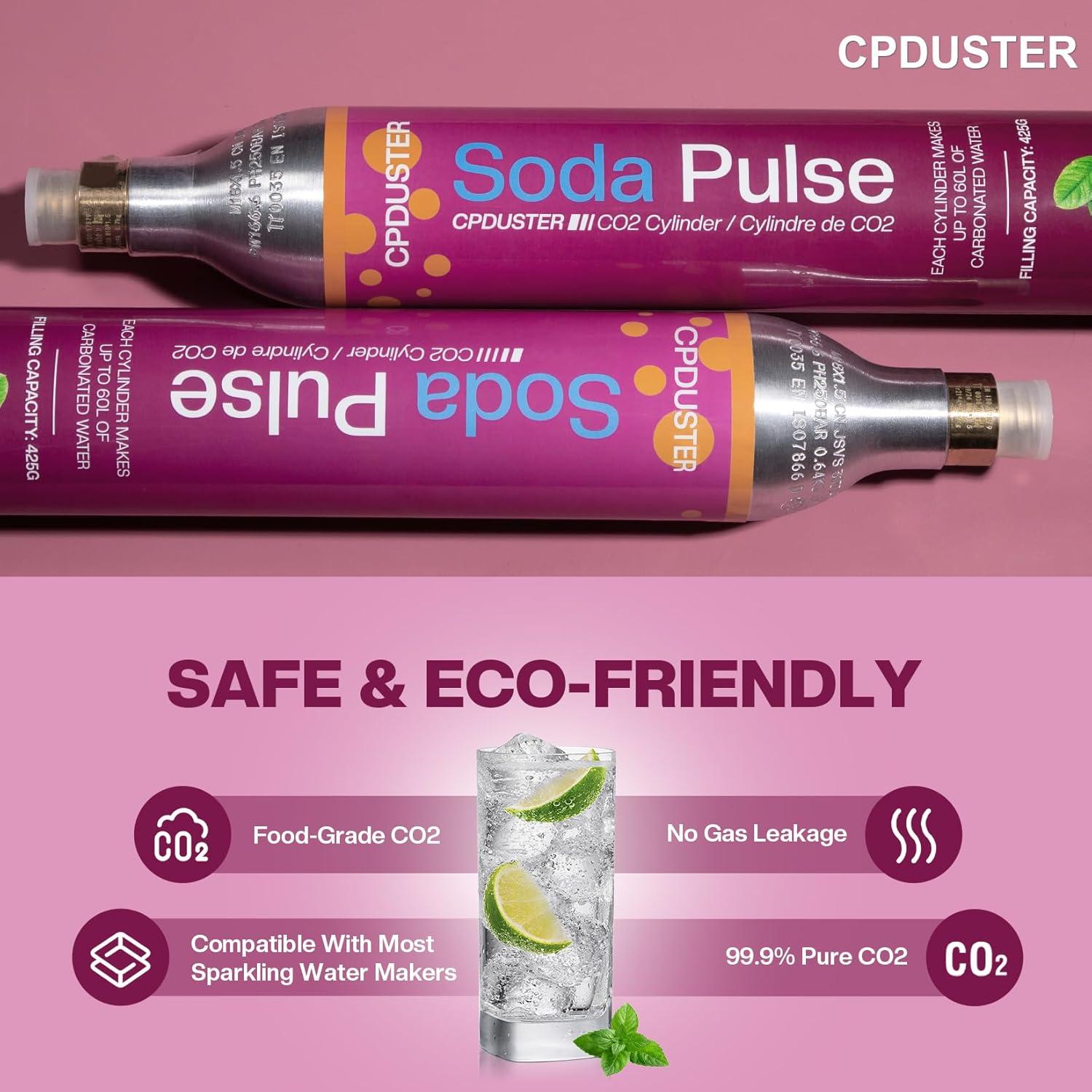 Recarga CO2 60L CPDUSTER - Cartuchos para máquinas de soda