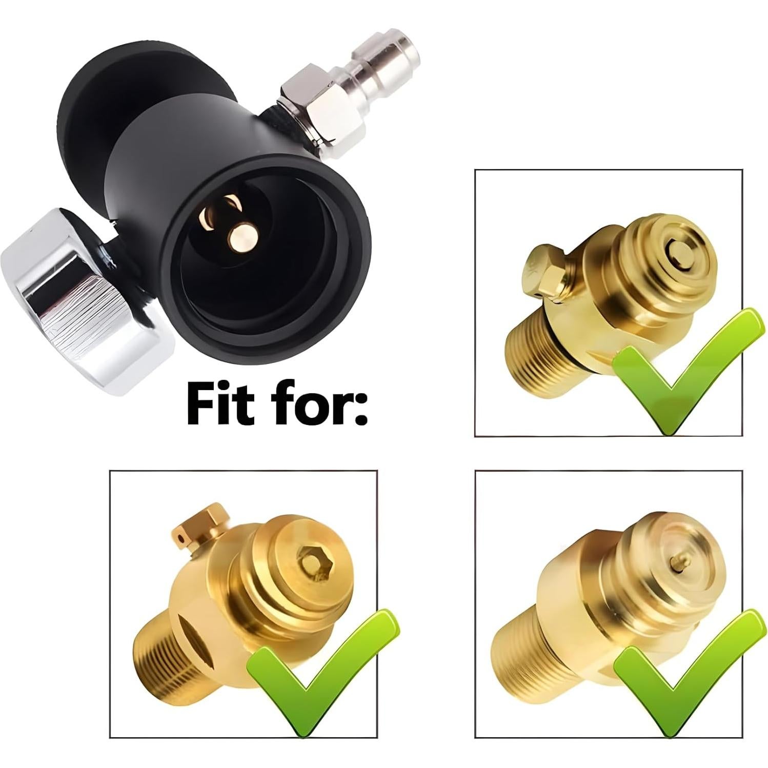 Adaptador de Recarga CO2 VaVoger para Máquina de Soda 61 cm