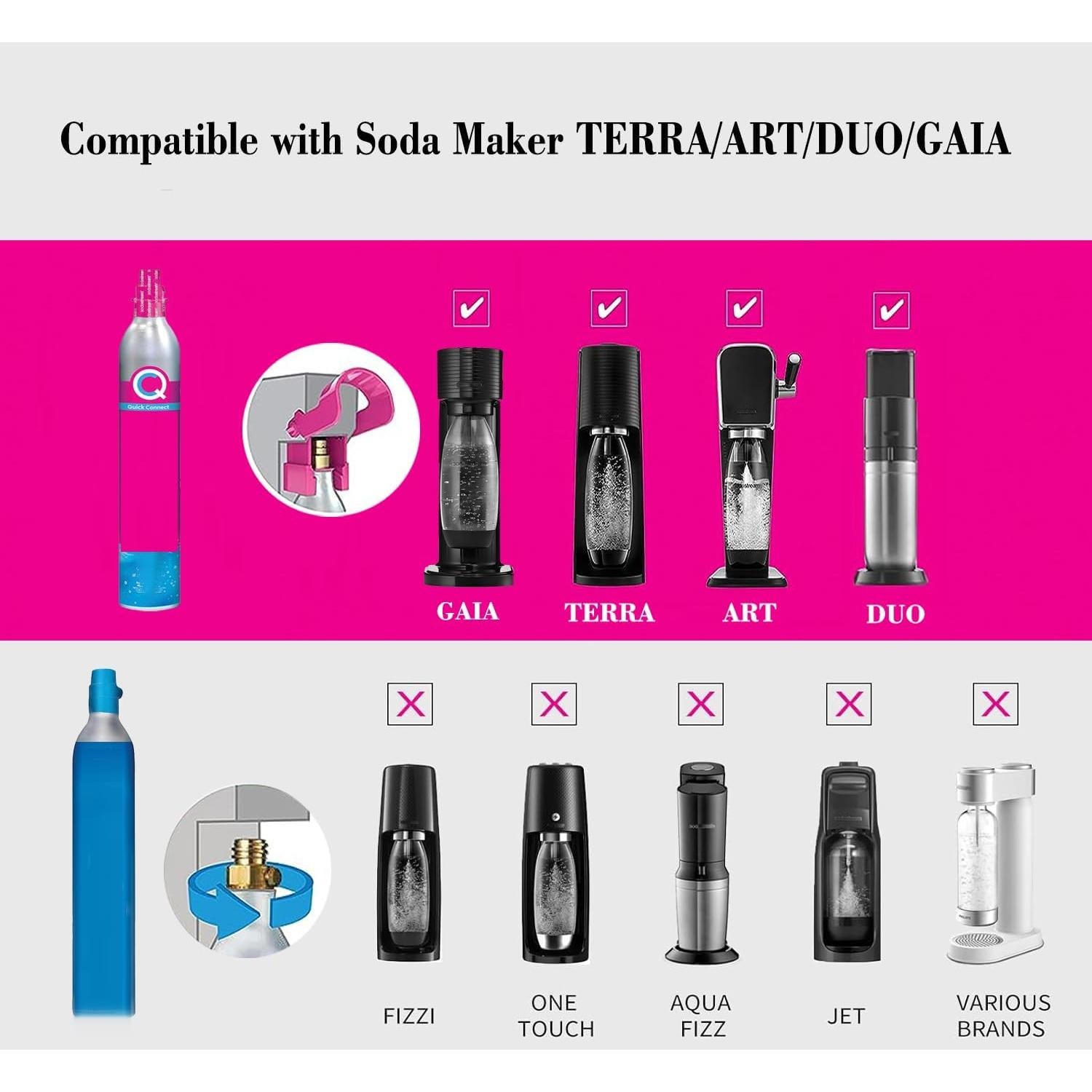 Adaptador de recarga CO2 KUMAS CGA320 con manómetro