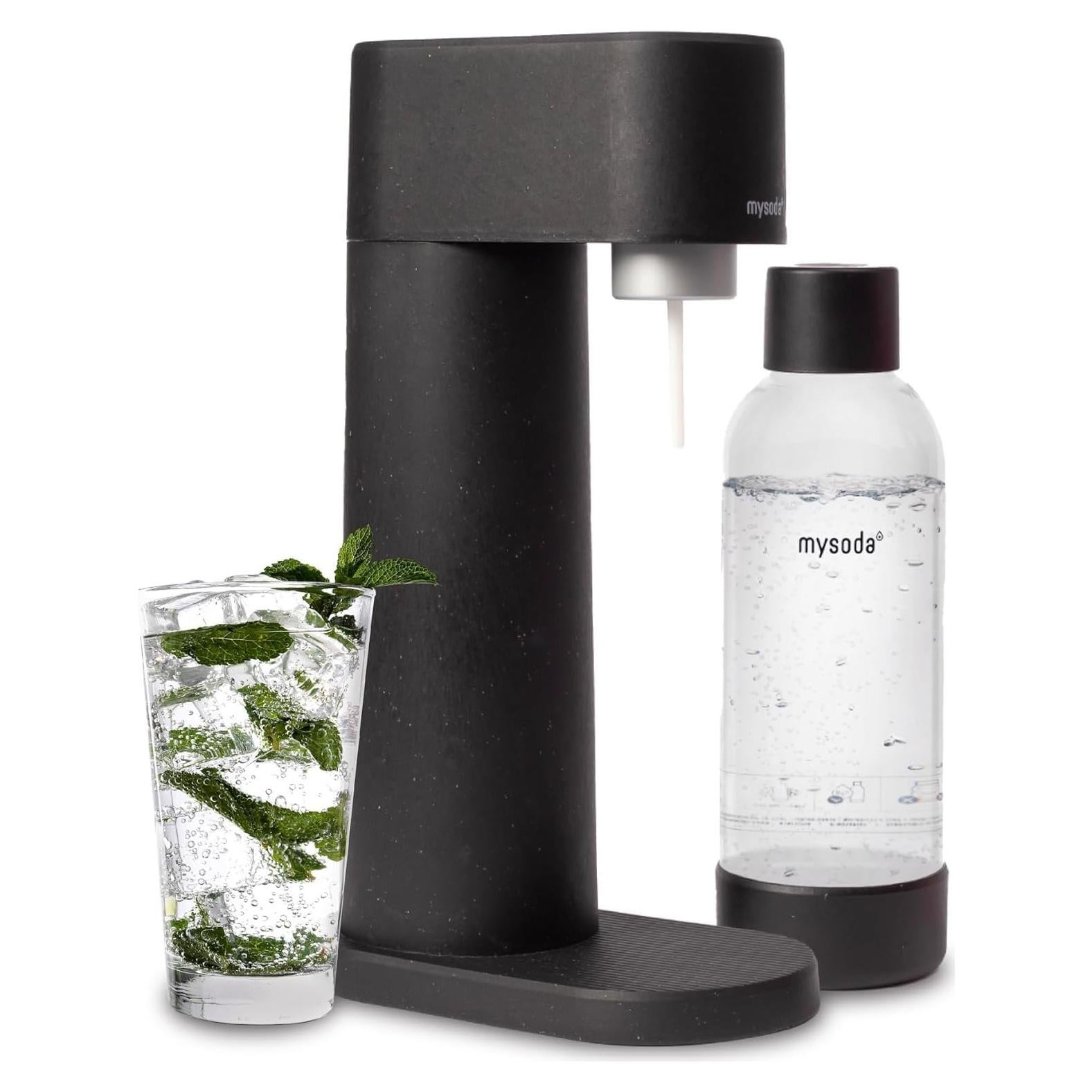 Máquina de Agua Espumosa Mysoda Woody 1L - Silenciosa y Ecológica