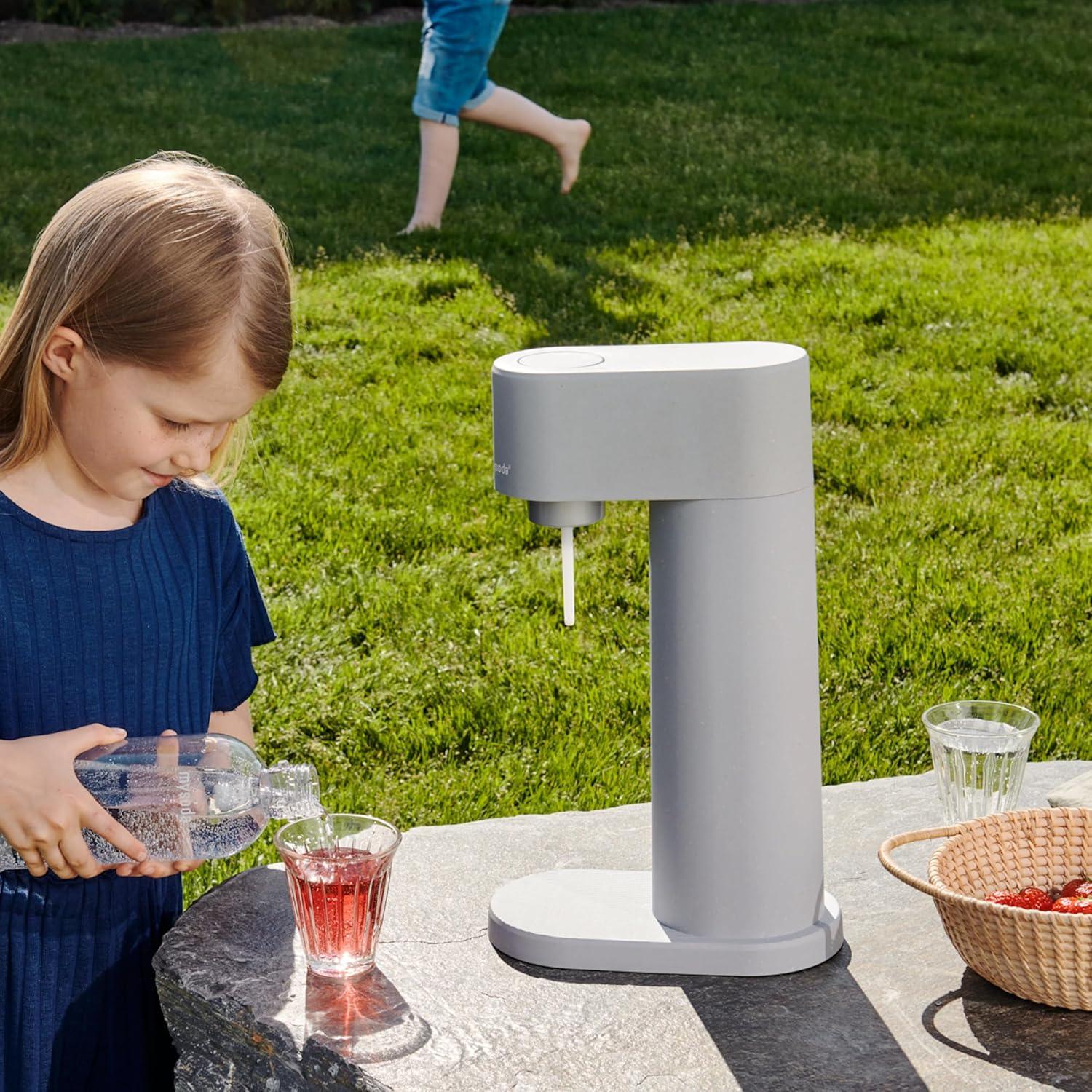 Máquina de Agua Espumosa Mysoda Woody 1L - Silenciosa y Ecológica