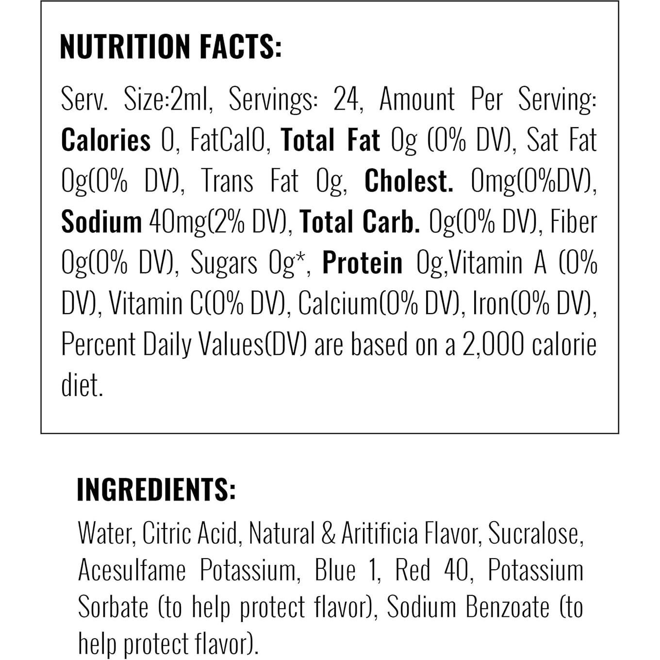 Mejorador de Agua Líquido Crush - 4 Botellas 48 ml, 0 Azúcar