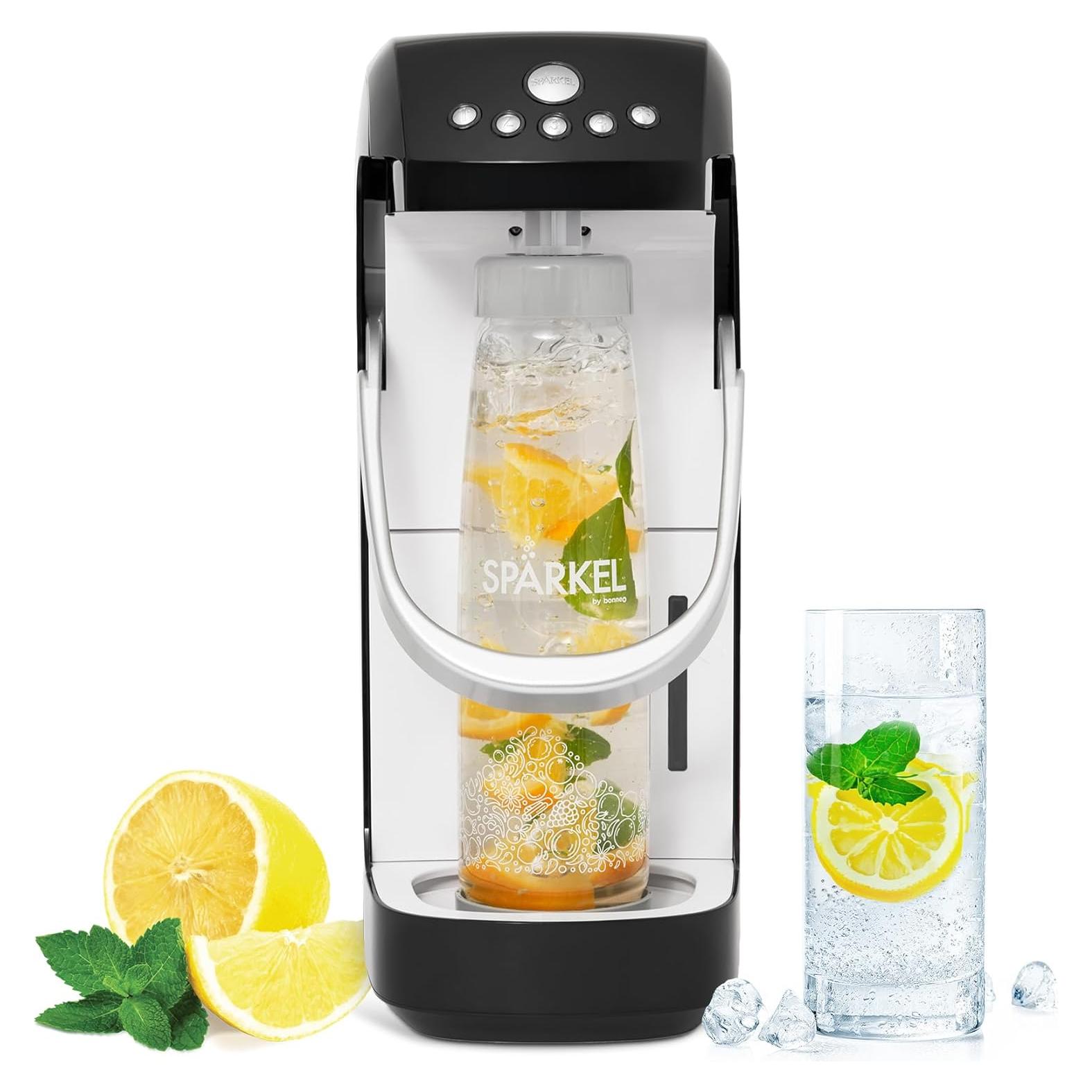 Sistema de Bebidas Espumosas Spärkel Negro - 750ml Automático