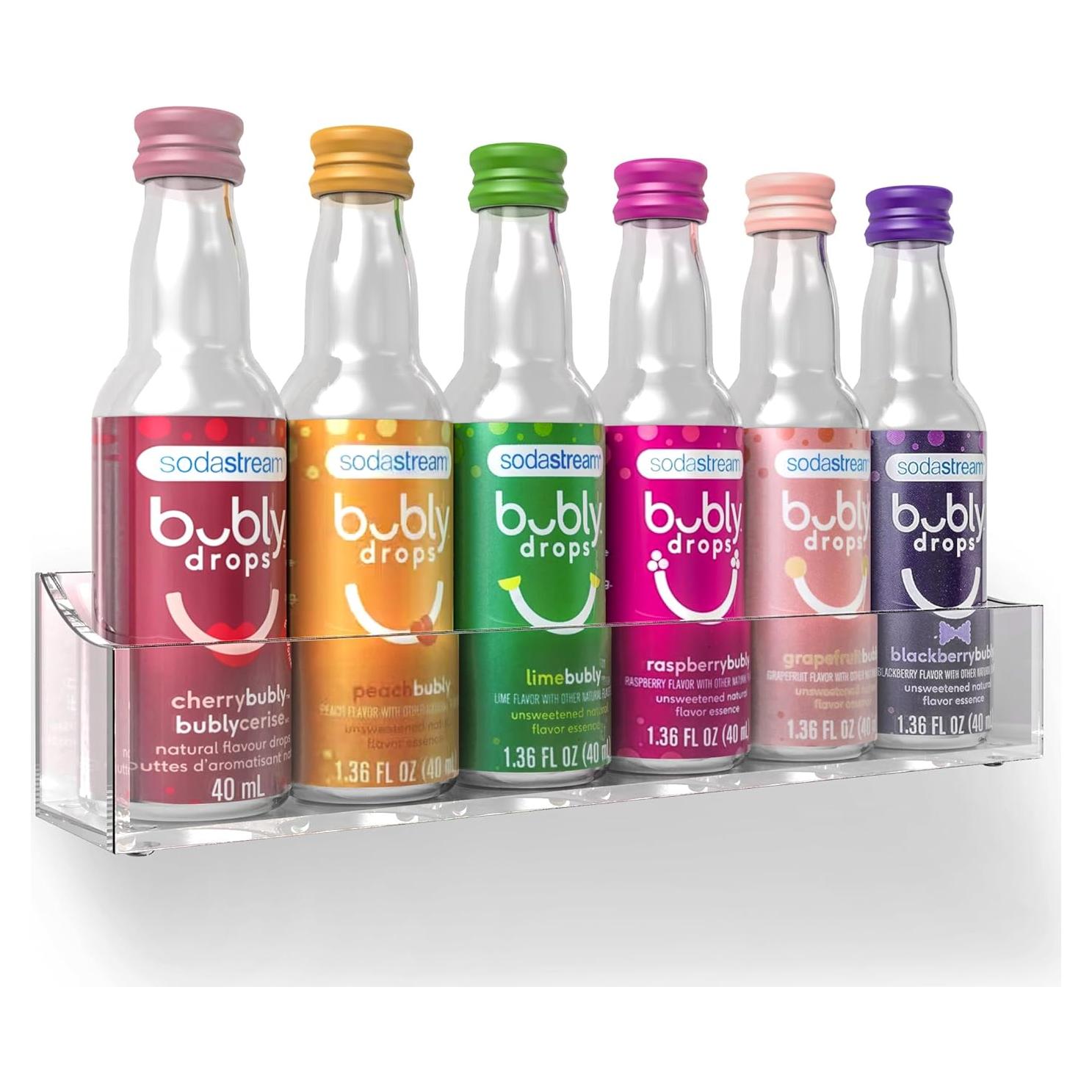 Soporte Acrílico GALVANOX para 6 Gotas Bubly de SodaStream