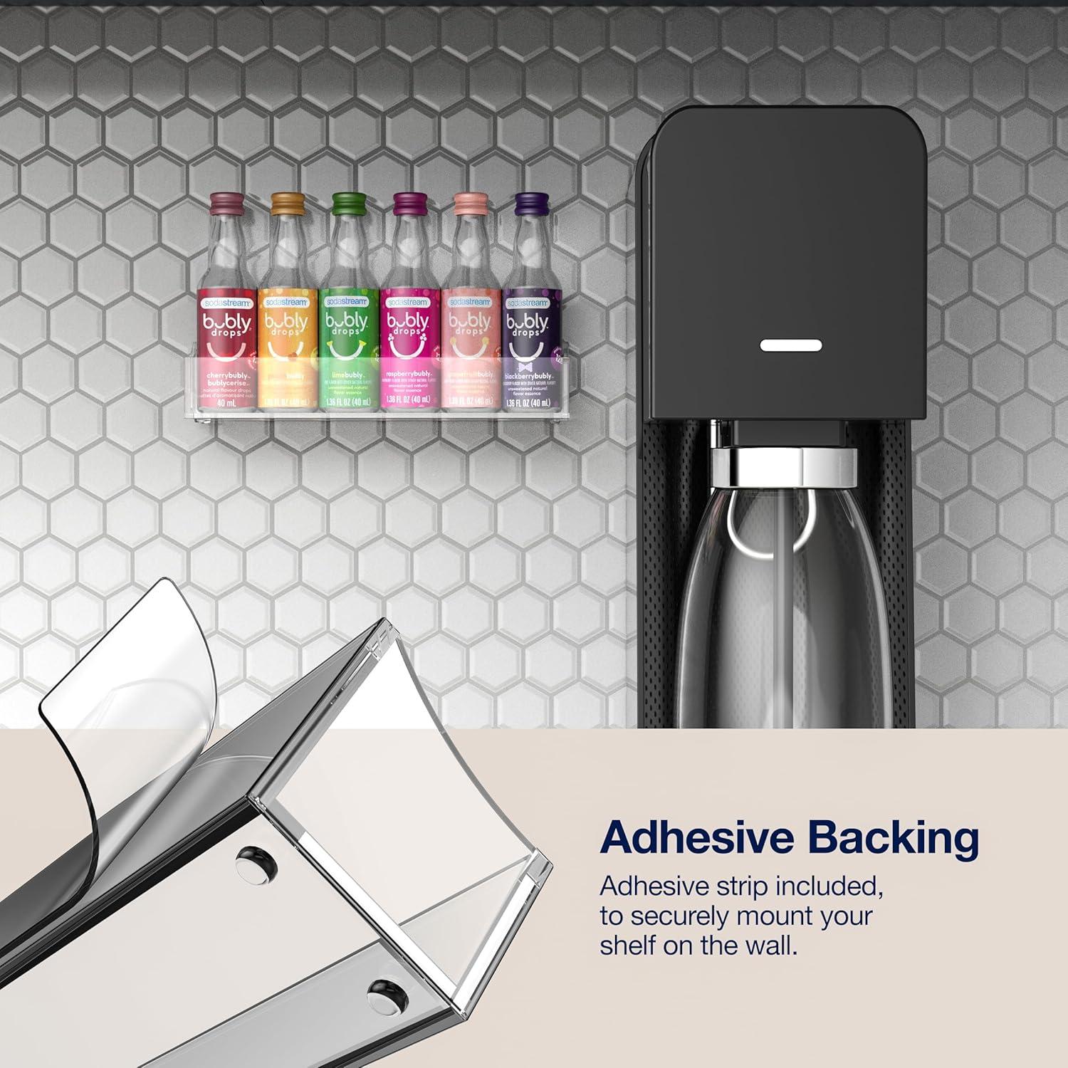 Soporte Acrílico GALVANOX para 6 Gotas Bubly de SodaStream